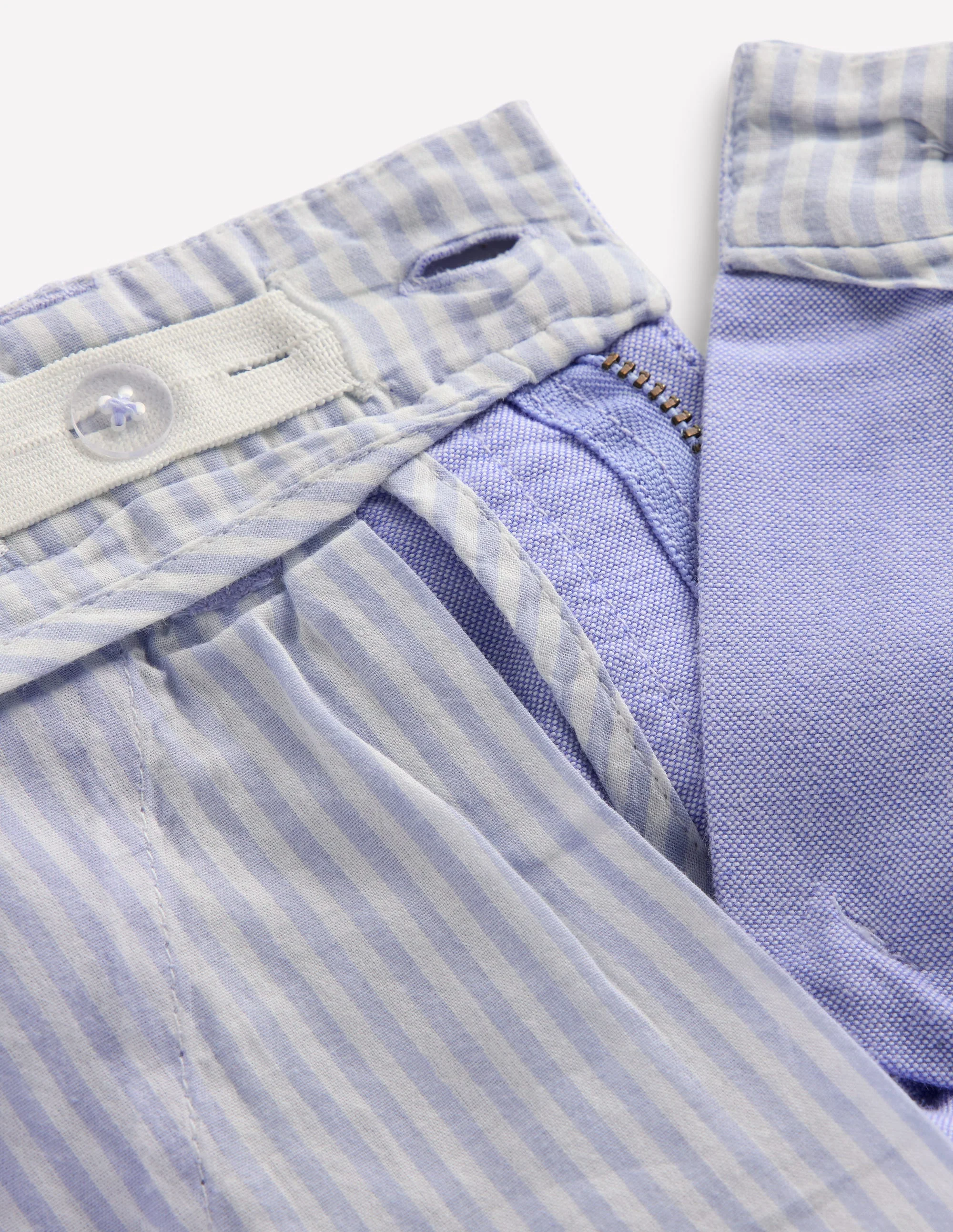 Classic Chino Shorts-Blue Oxford - Image 4