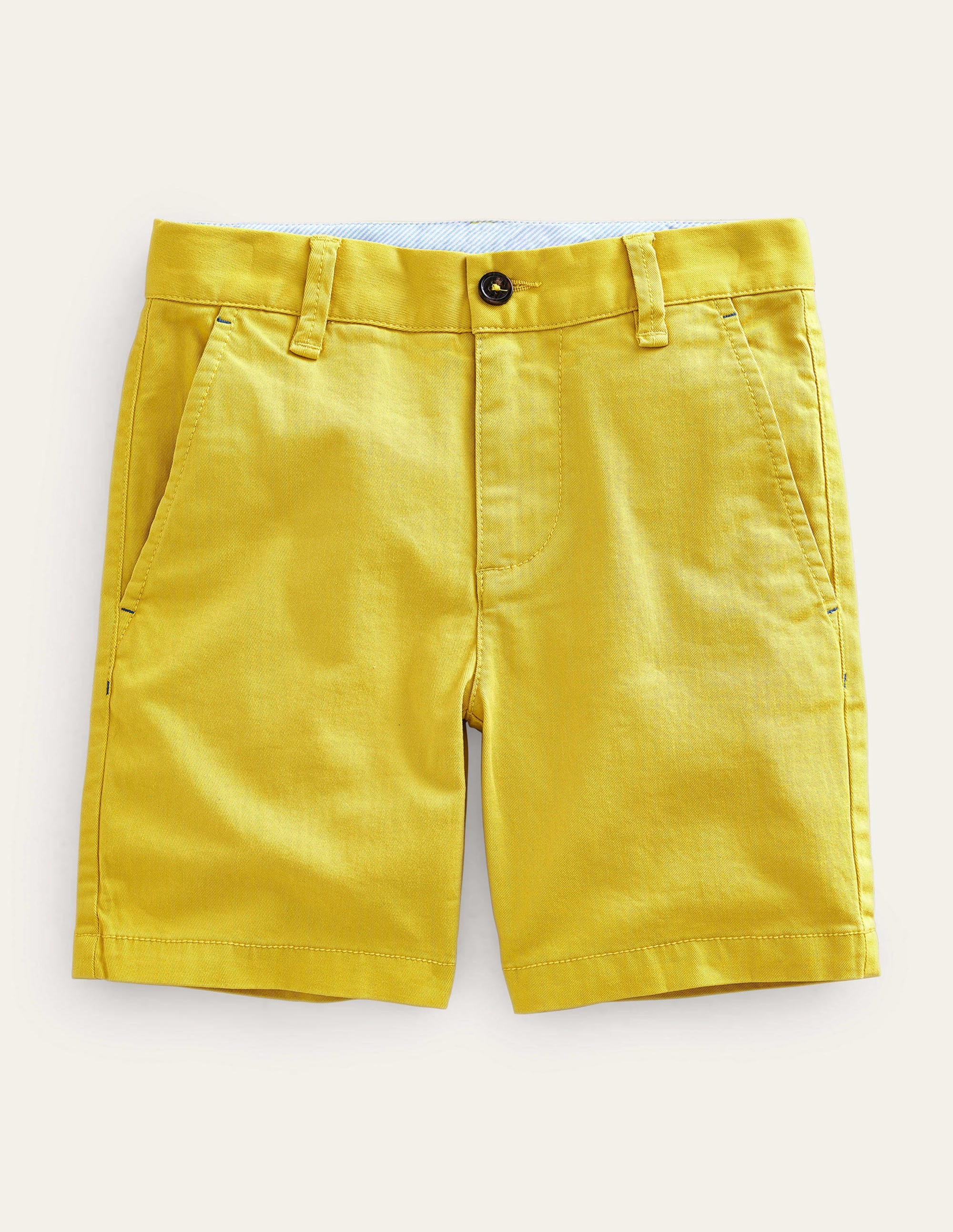 Classic Chino Shorts-Sweetcorn Yellow