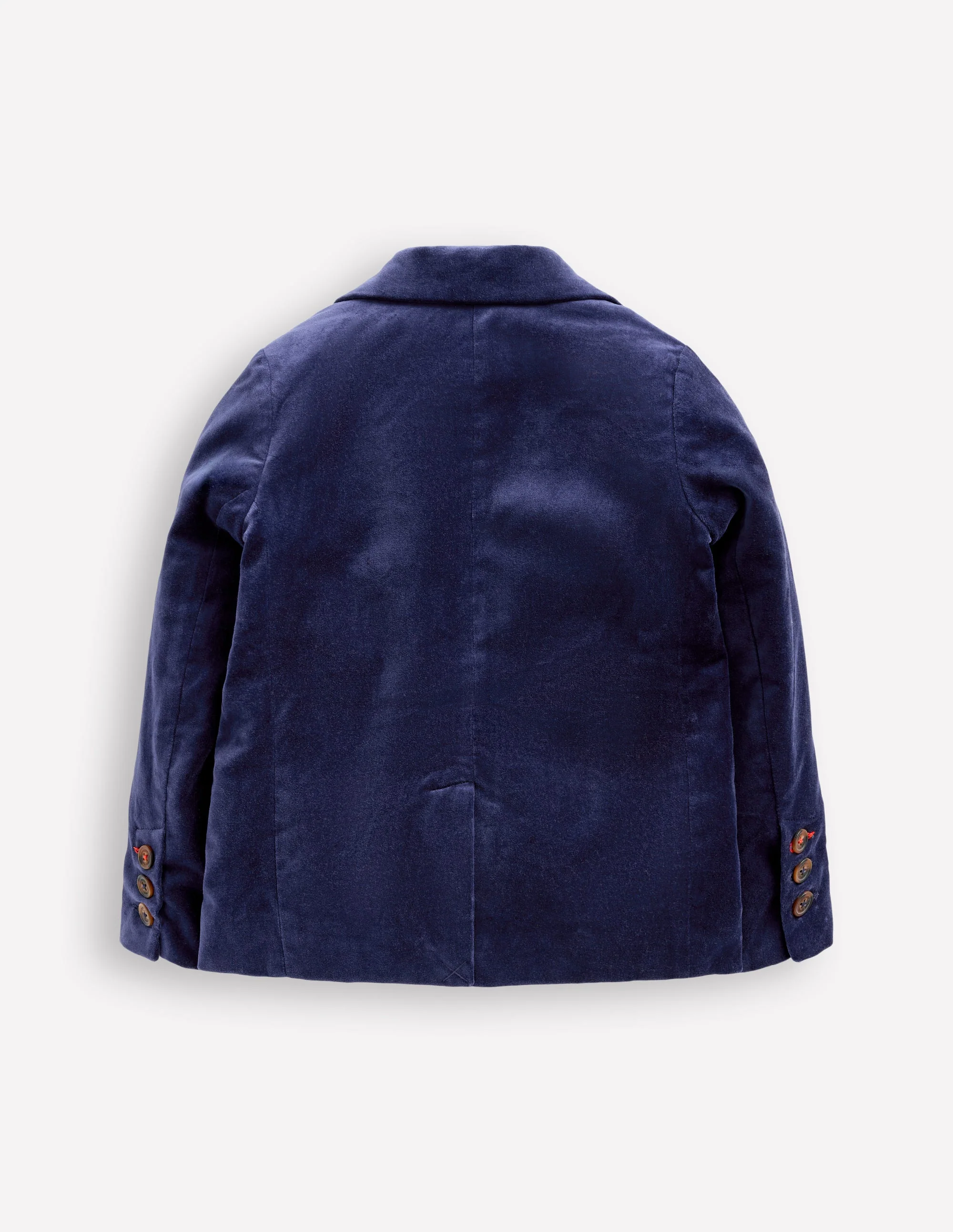 Classic Velvet Blazer-College Navy Velvet - Image 2