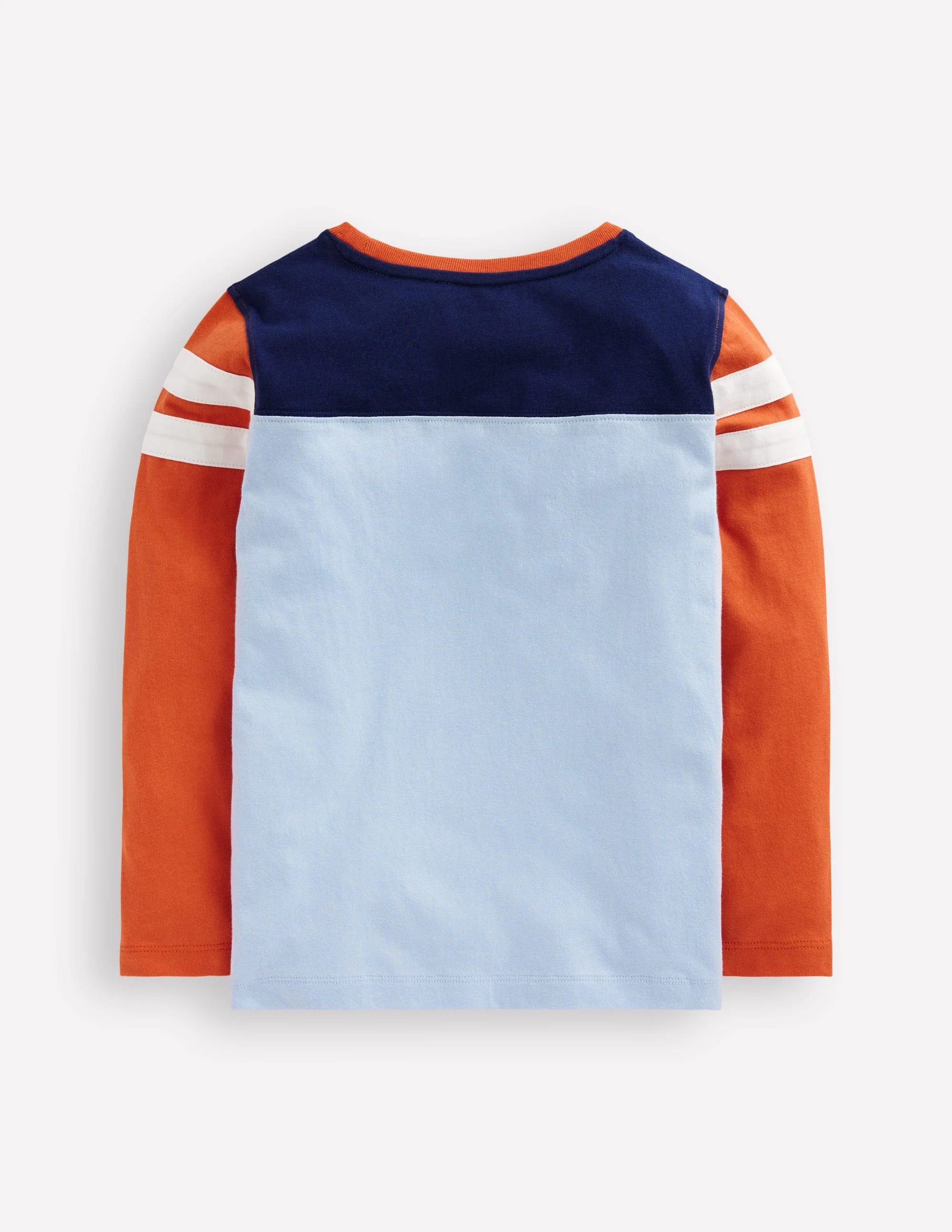 Colourblock T-shirt-Glacier Blue Colourblock - Image 2
