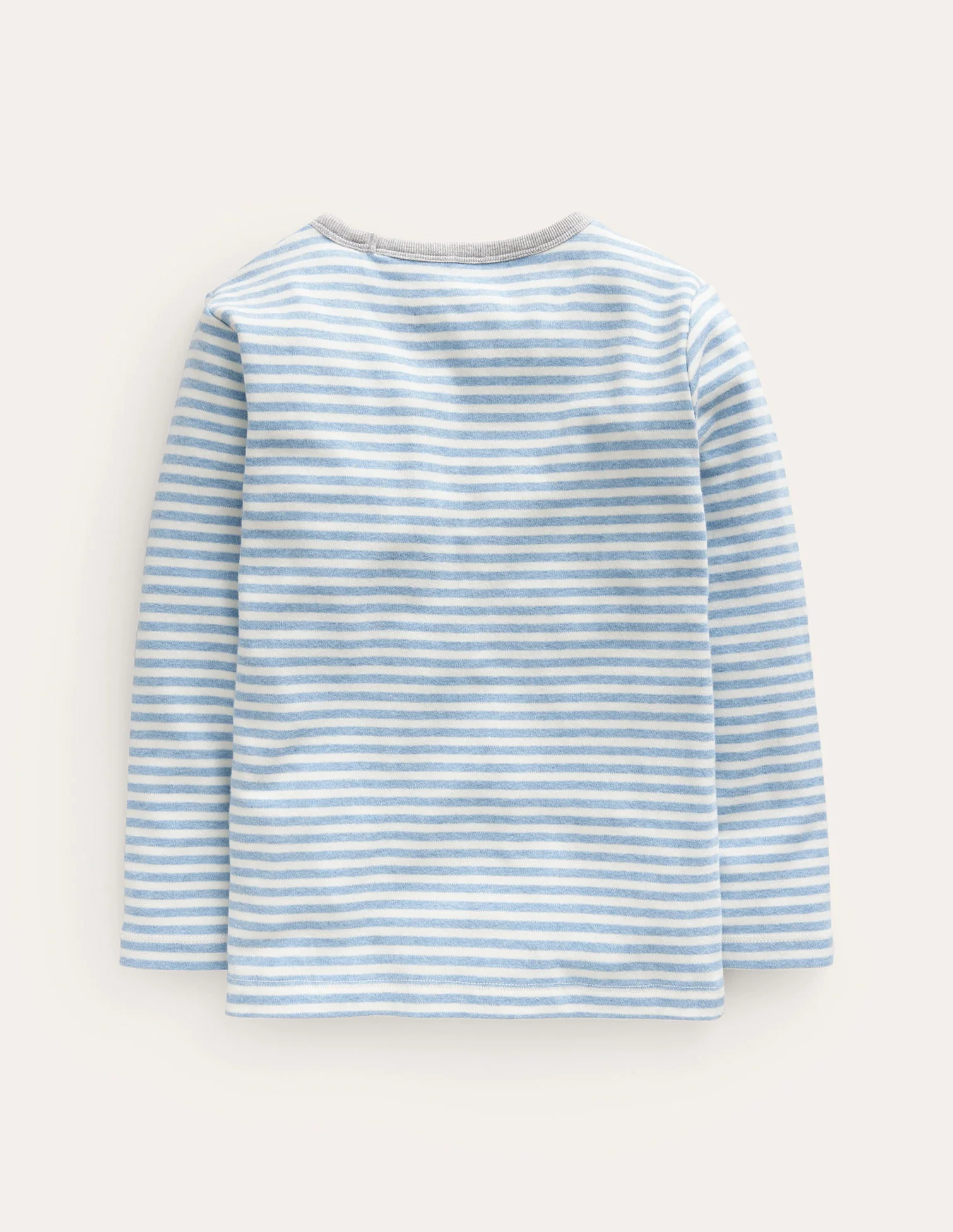 Cosy Brushed Top-Duck Egg Blue/Ivory - Image 2