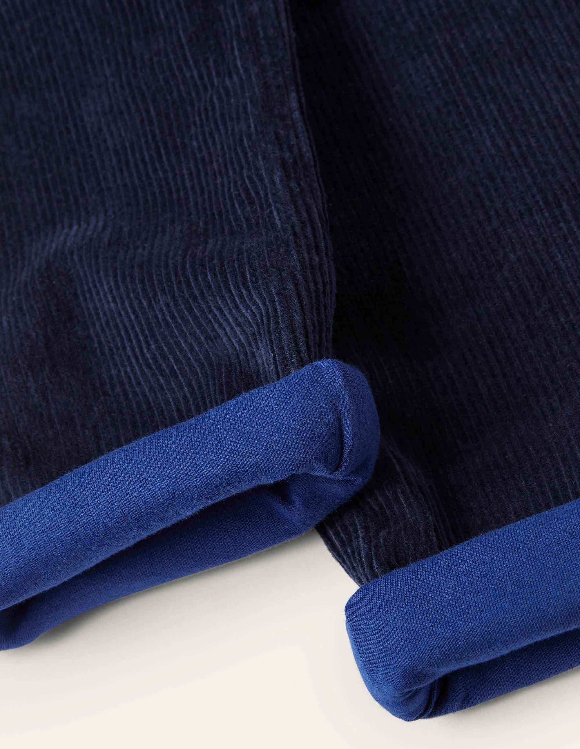 Cosy Lined Cord Pants-College Navy - Image 4