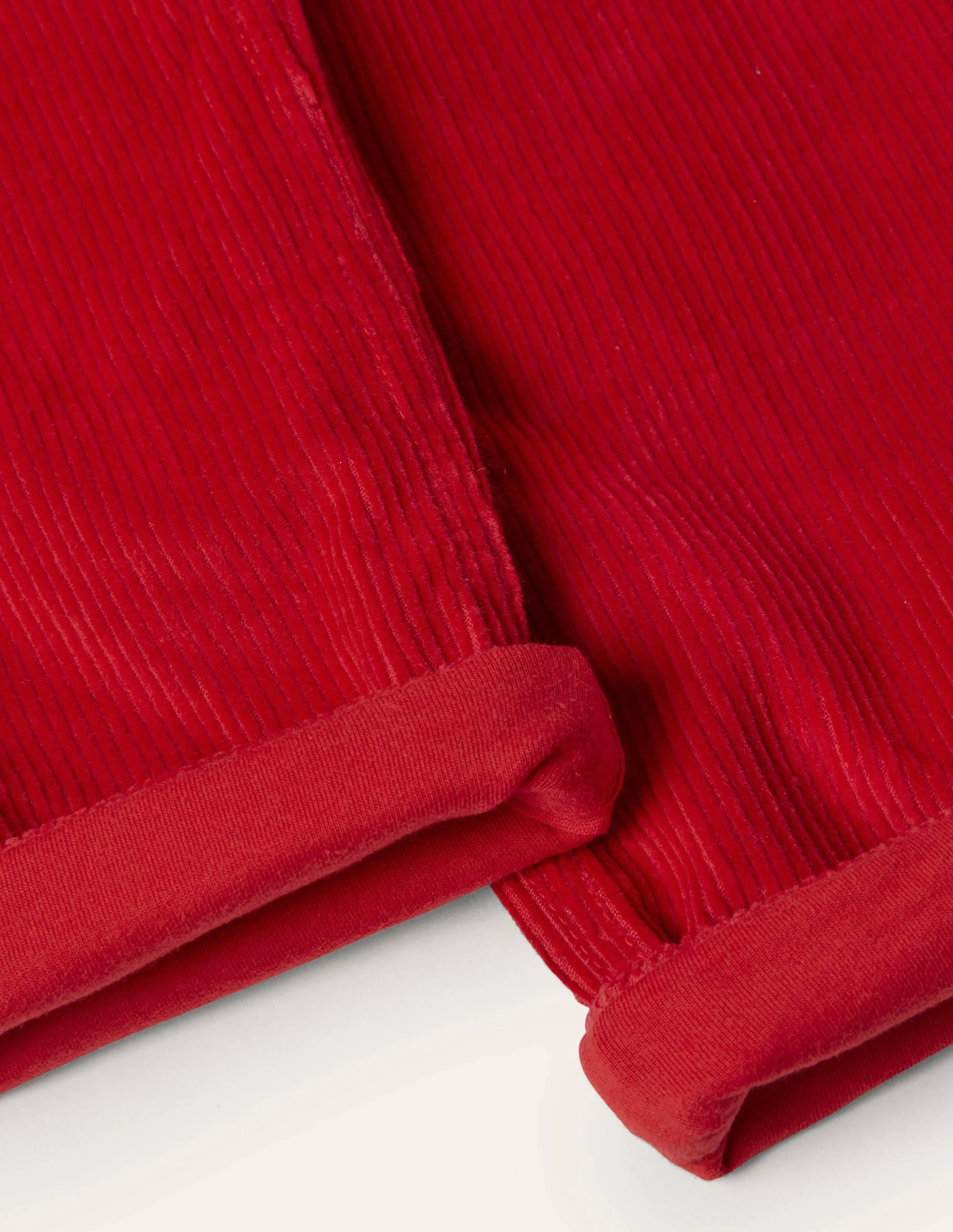 Cosy Lined Cord Pants-Rockabilly Red - Image 4