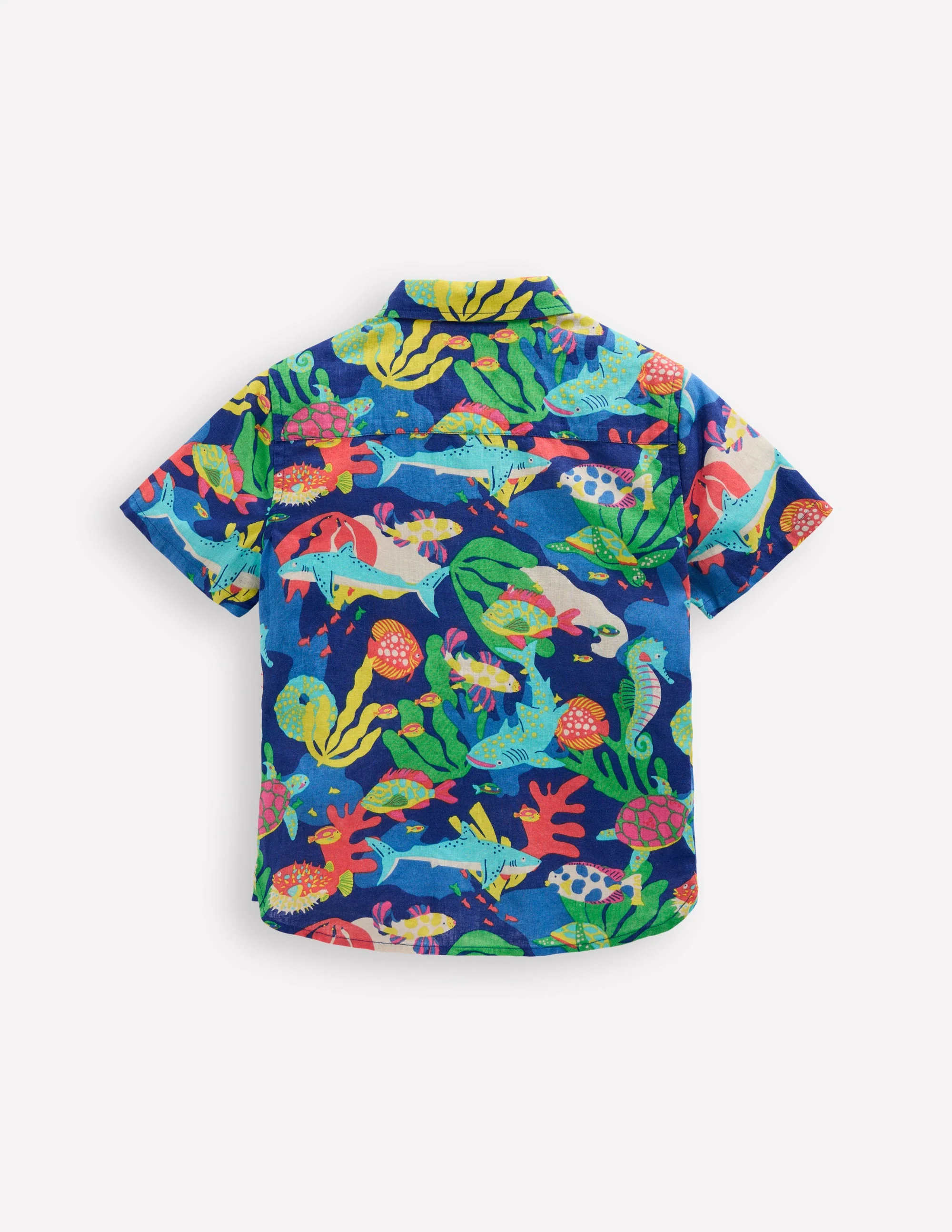 Cotton Linen Shirt-Reef - Image 2