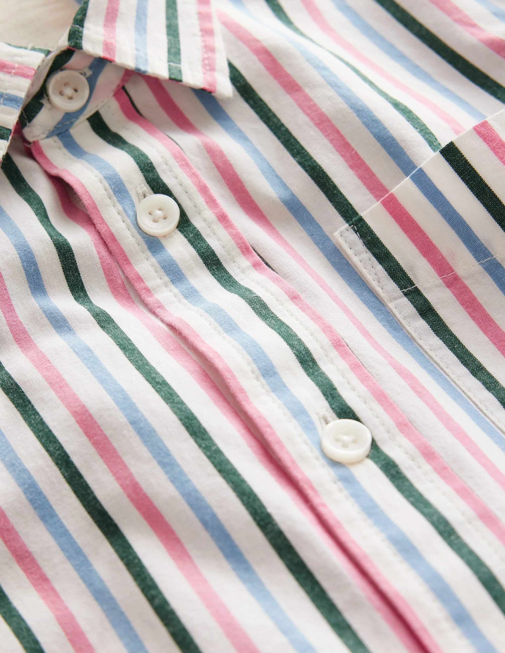 Cotton Shirt-Multi Stripe - Image 3