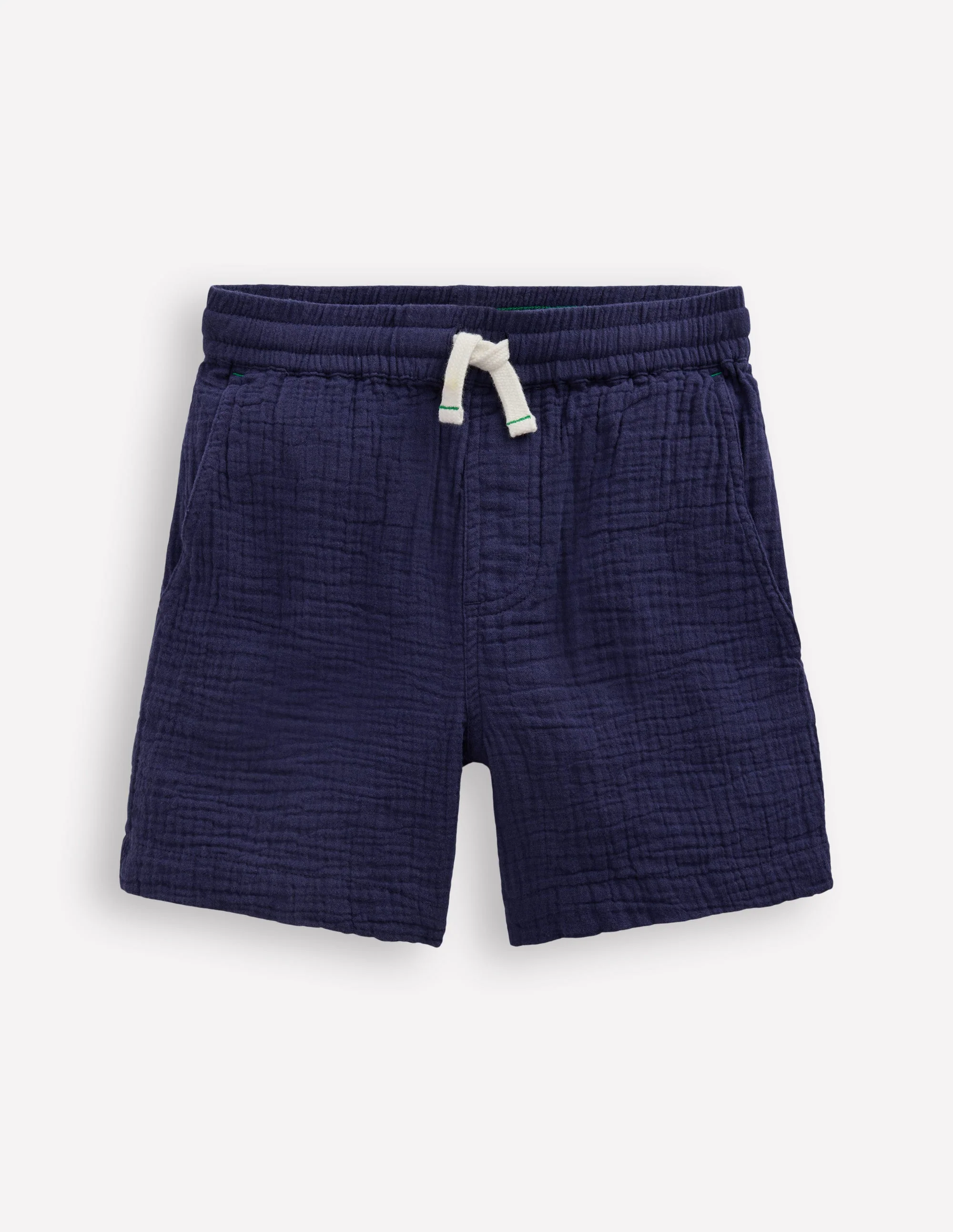 Double Cloth Shorts-Navy - Image 2