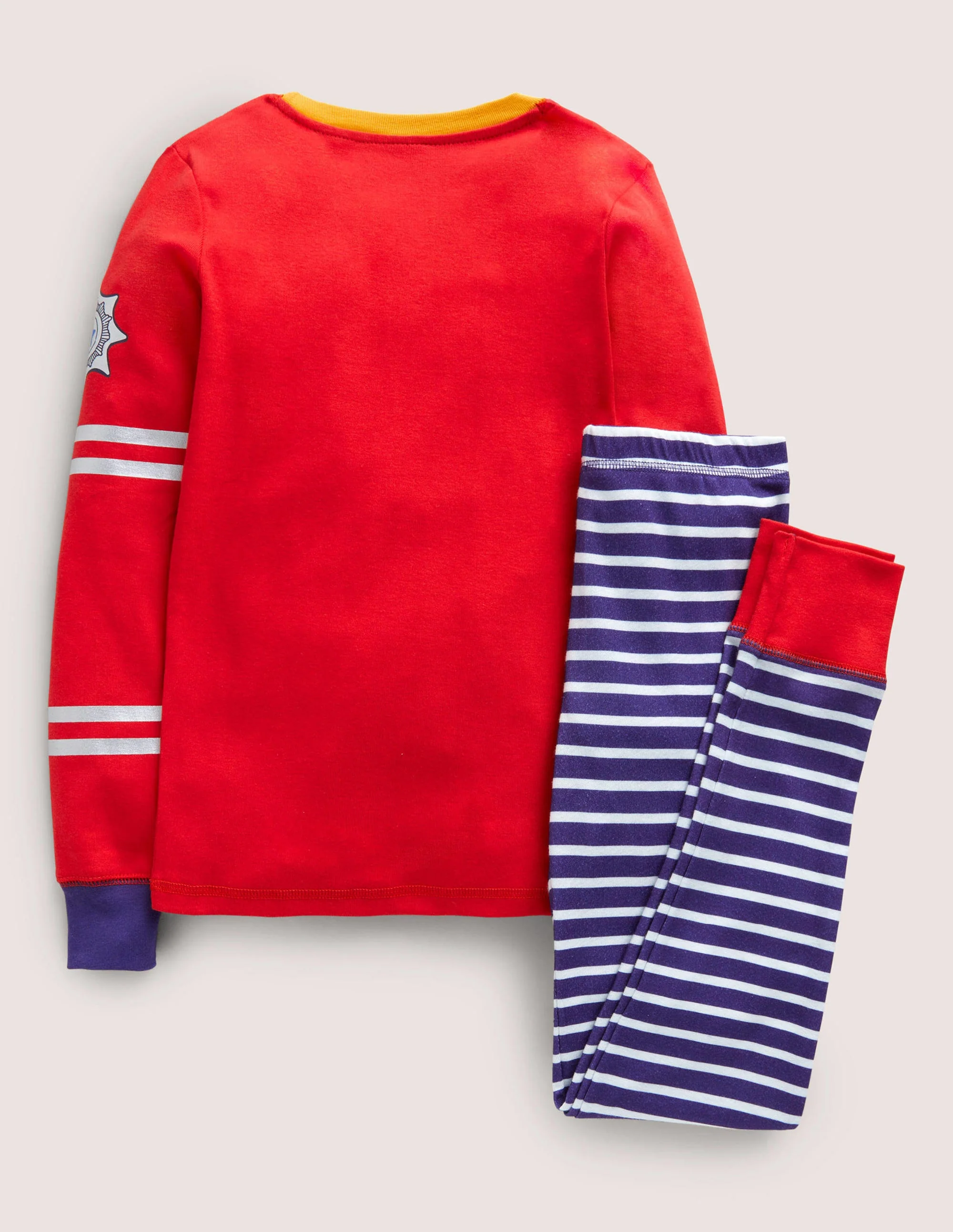 Dream Big Long Pajamas-Fire Red Firefighter - Image 2