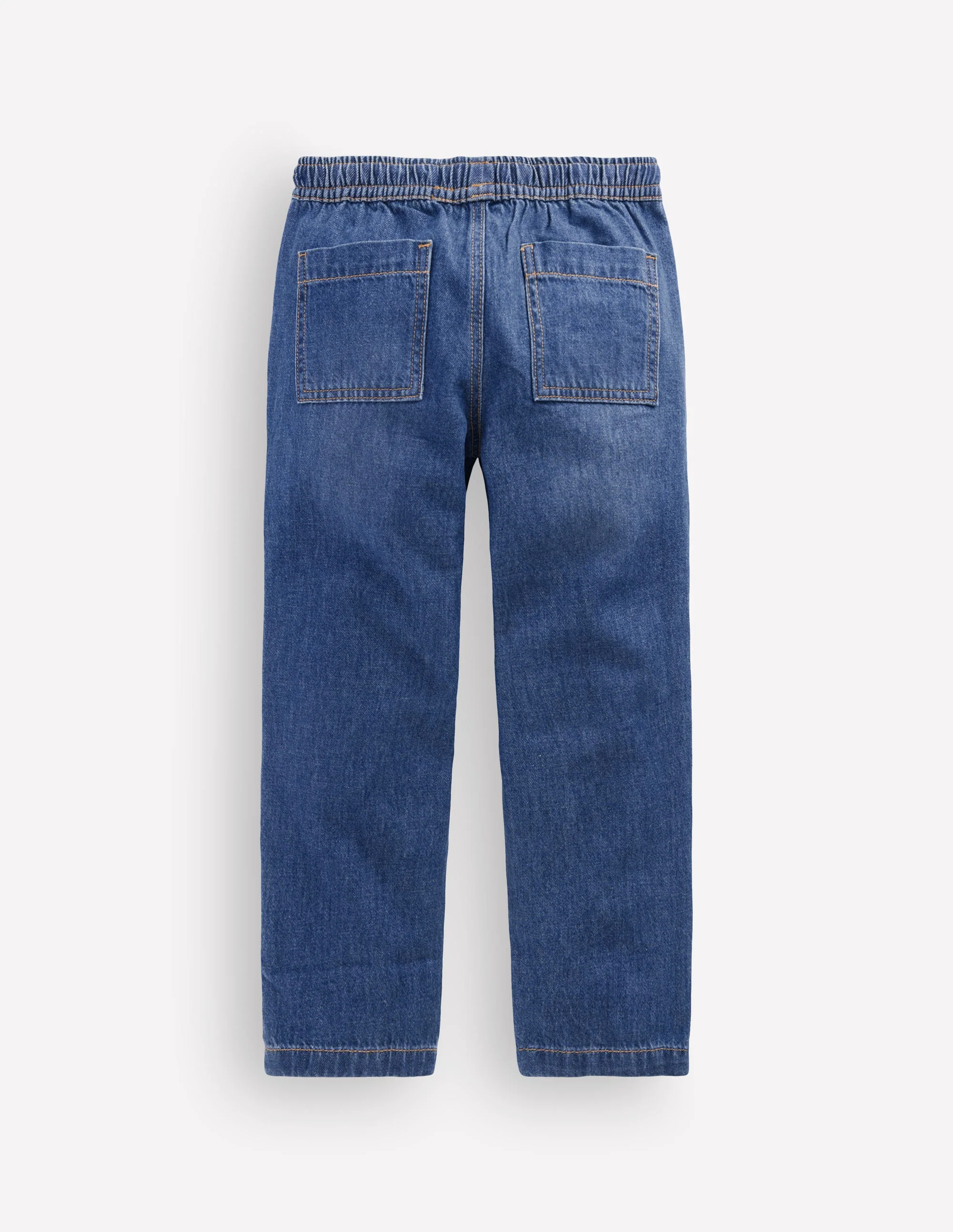 Easy Straight Pants-Denim - Image 2