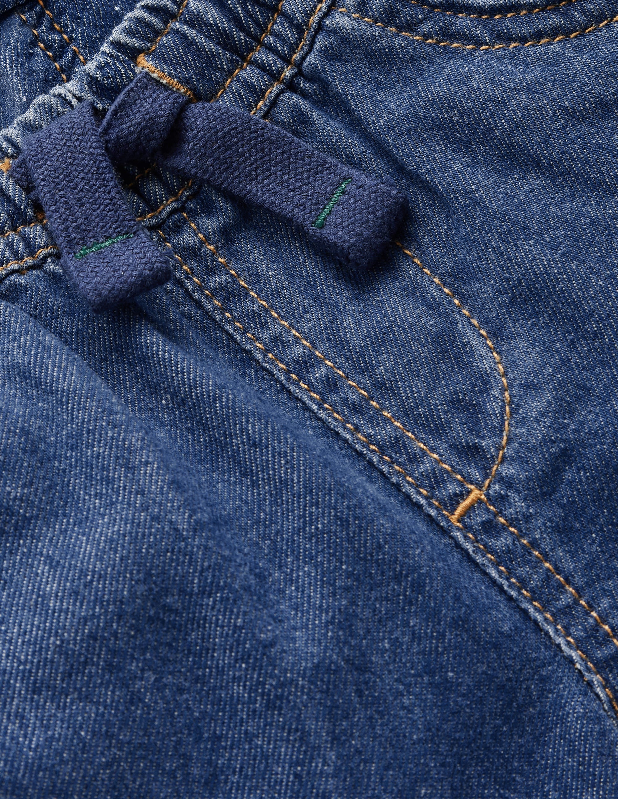 Easy Straight Pants-Denim - Image 3