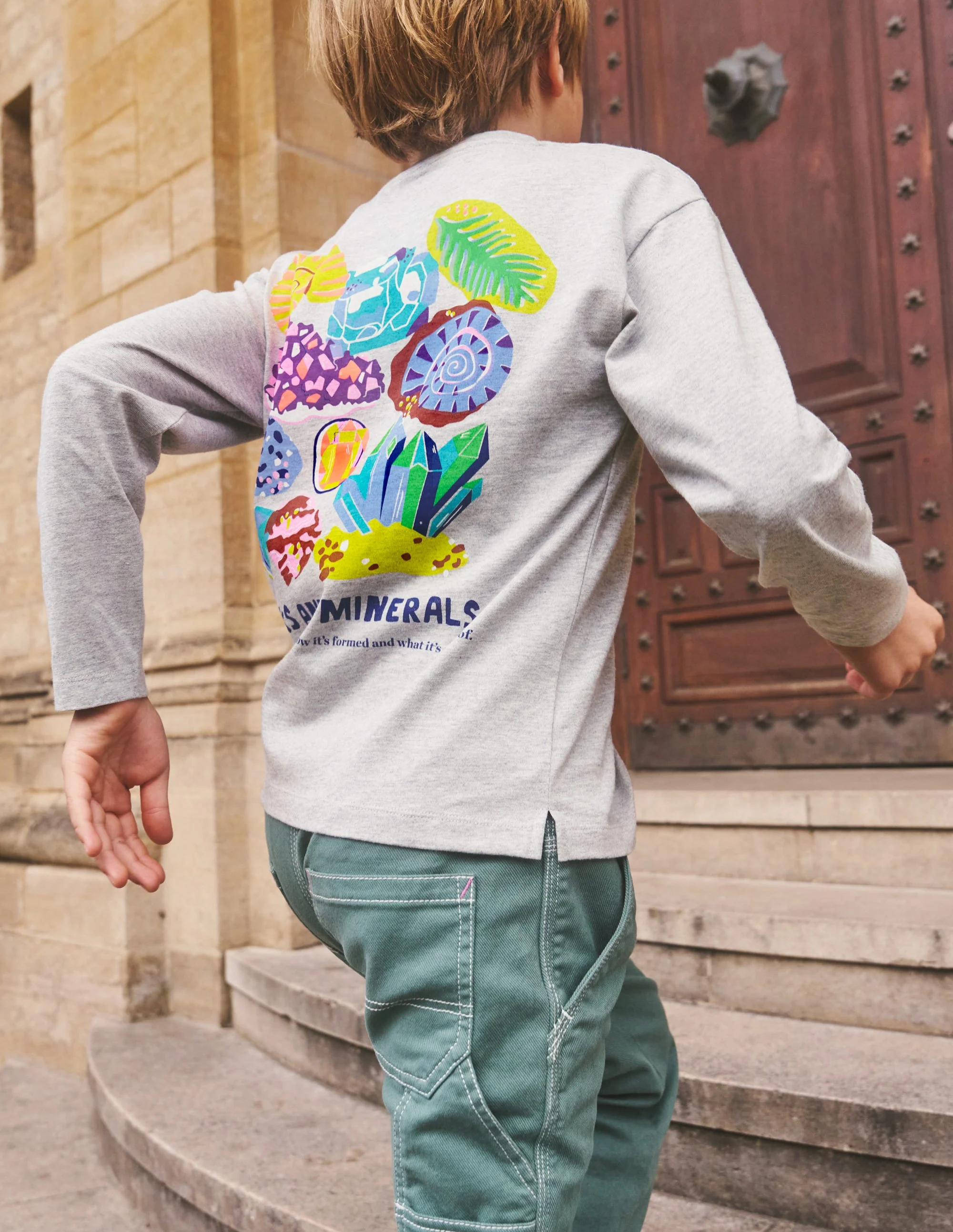 Educational T-Shirt-Grey Marl Gemstones - Image 5