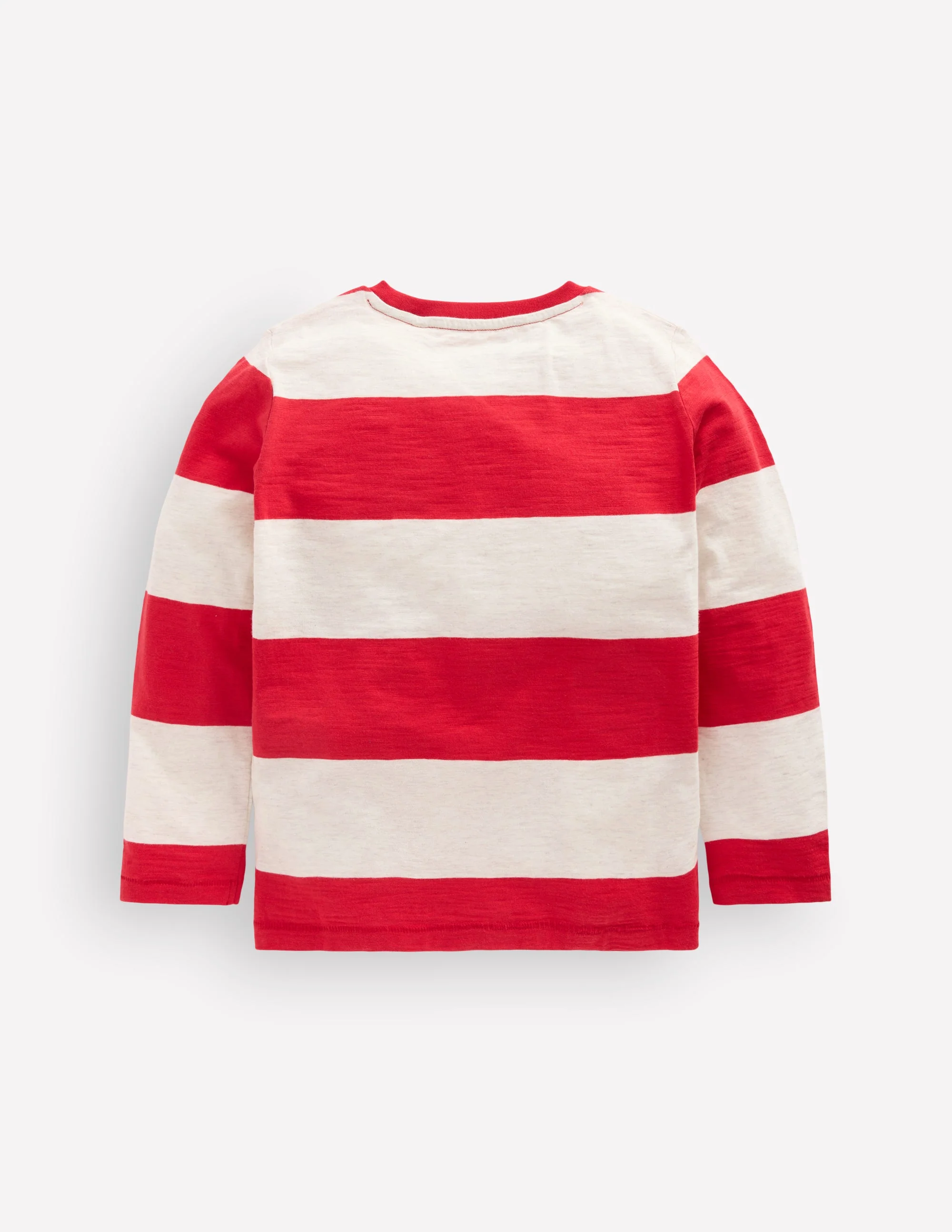 Everyday Long Sleeve T-Shirt-Merida Red / Ivory - Image 3