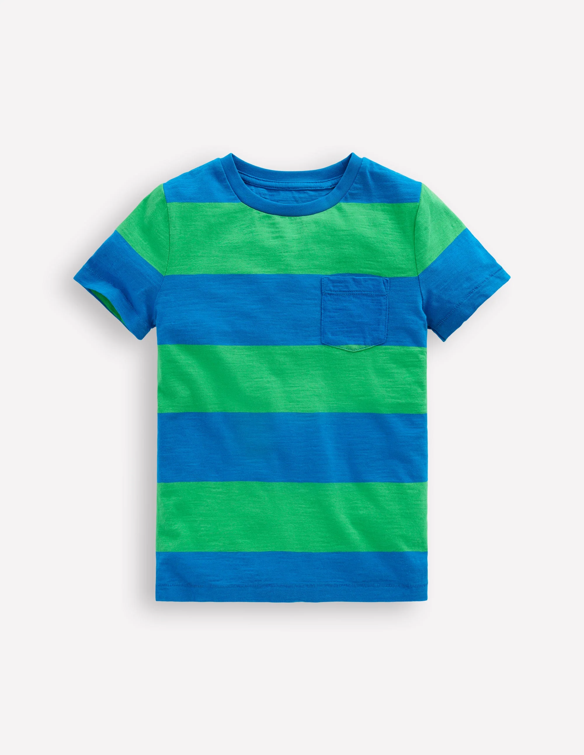 Everyday Short Sleeve T-Shirt-Sapling Green /Kingfisher Blue
