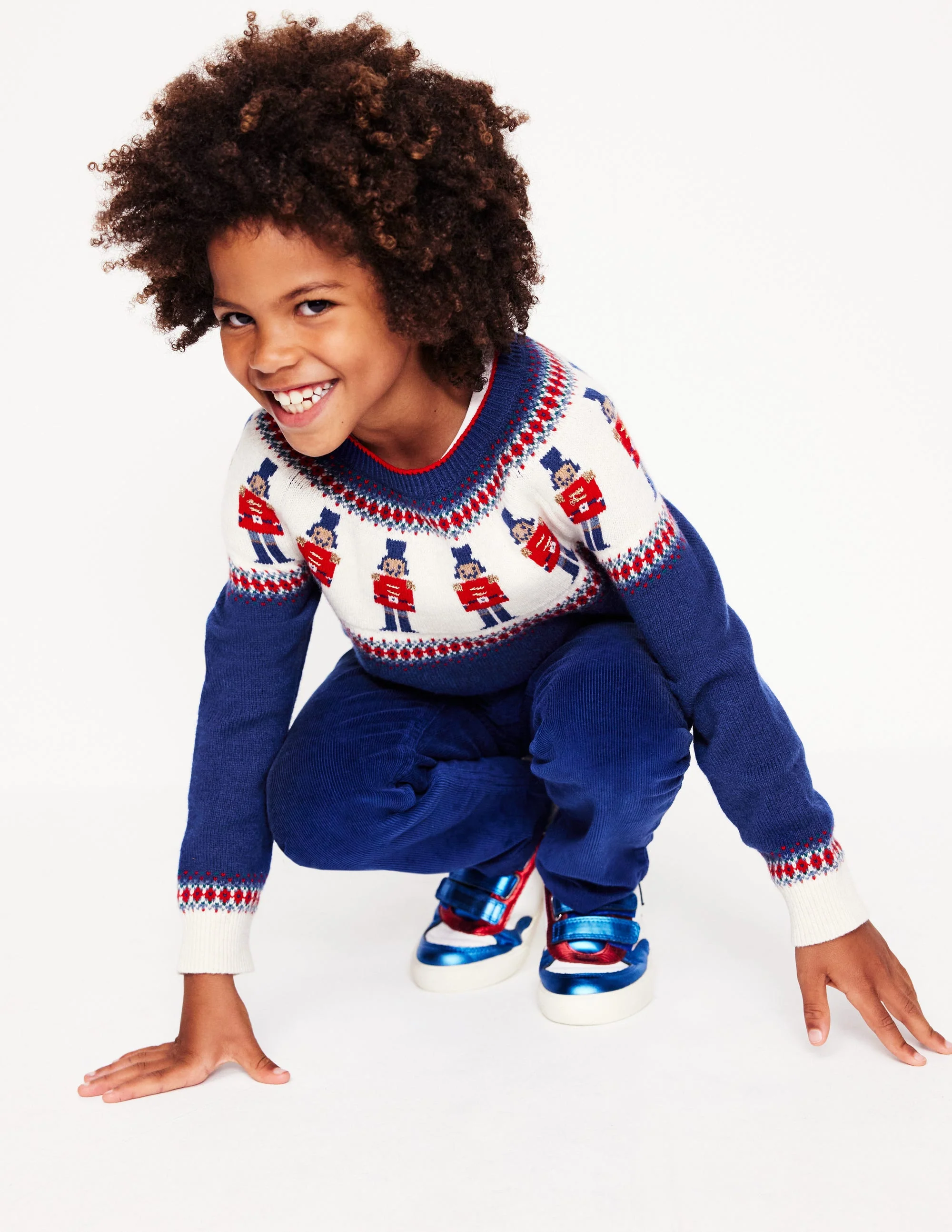 Fair Isle Sweater-Navy Nutcrackers - Image 5