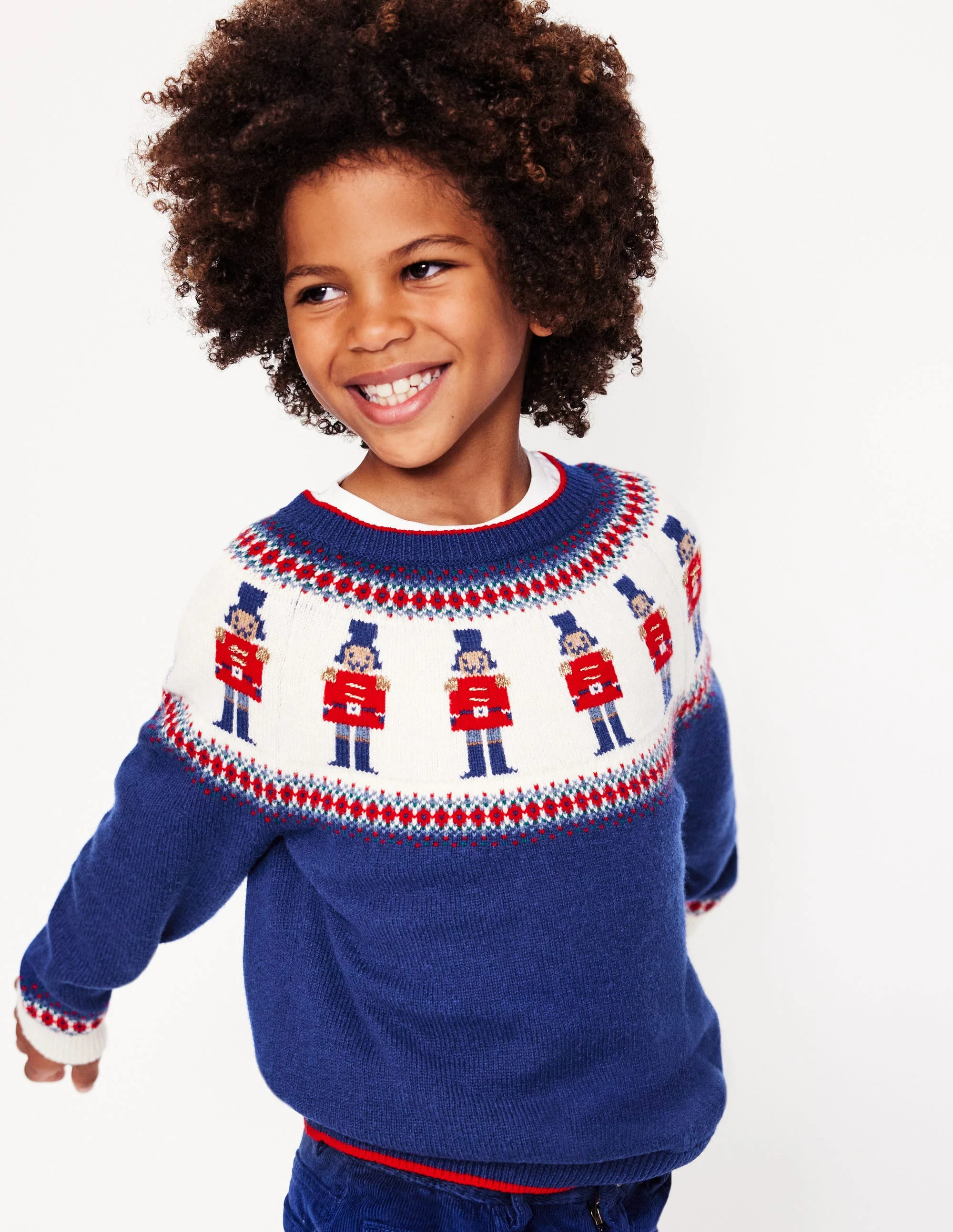 Fair Isle Sweater-Navy Nutcrackers - Image 6