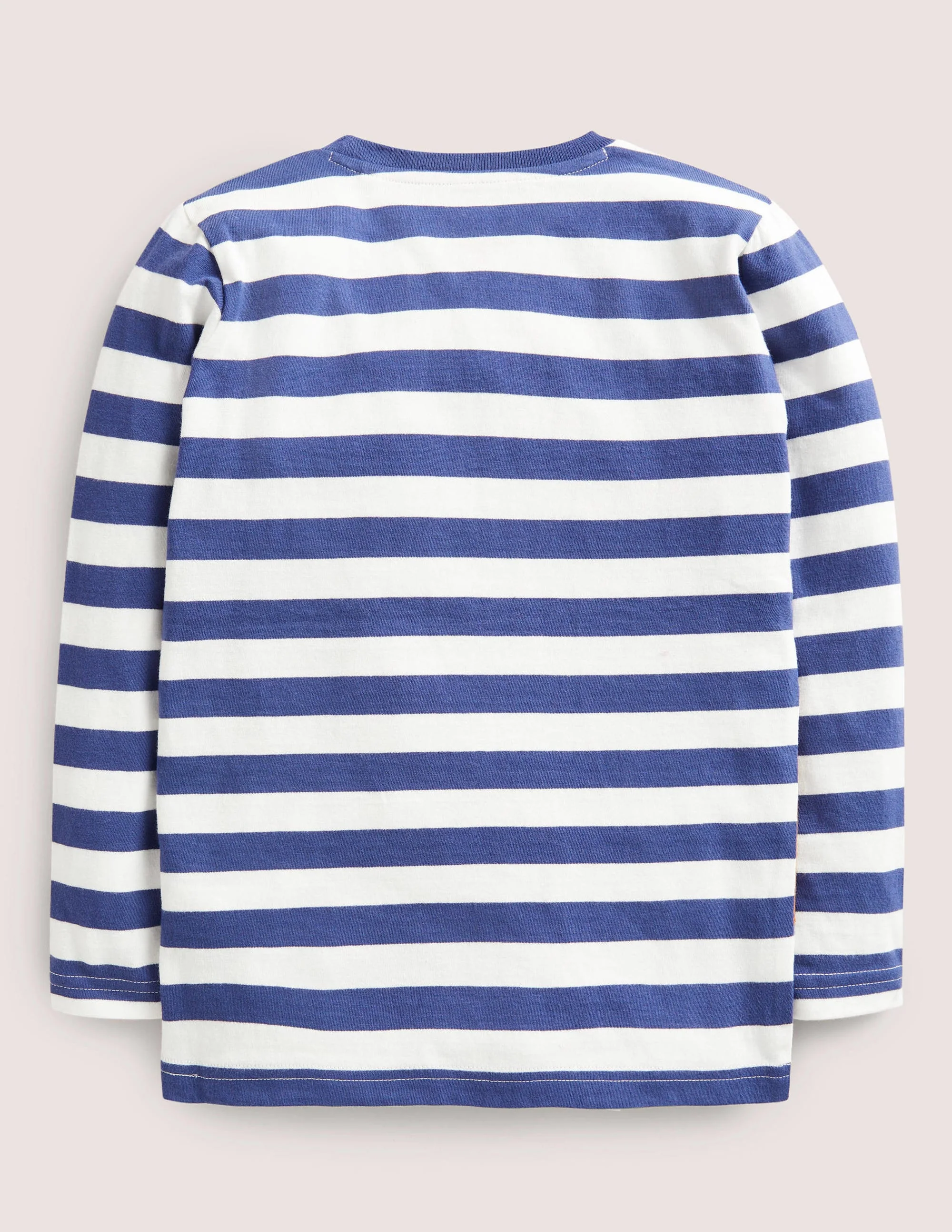 Festive Peeping In T-shirt-Starboard/Ivory Reindeer - Image 2