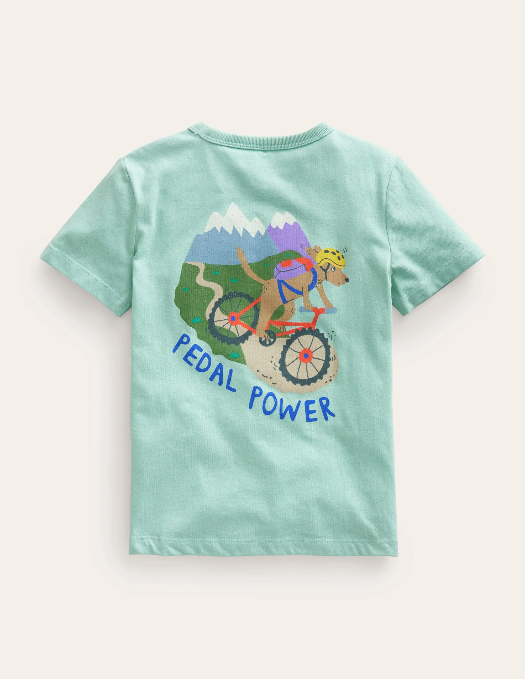 Front and Back Logo T-shirt-Jungle Green - Image 2