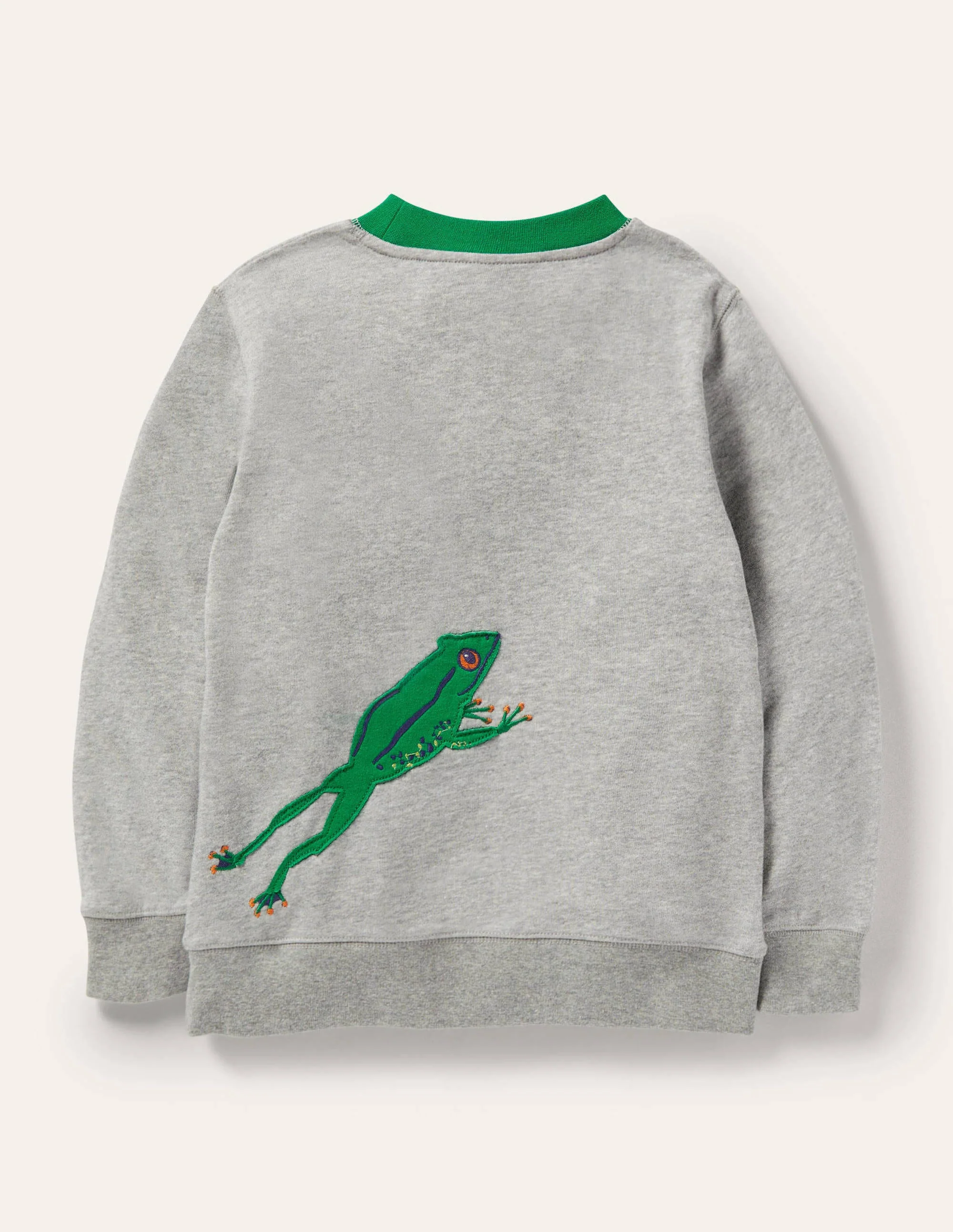 Front & Back Sweatshirt-Grey Marl Frog - Image 2