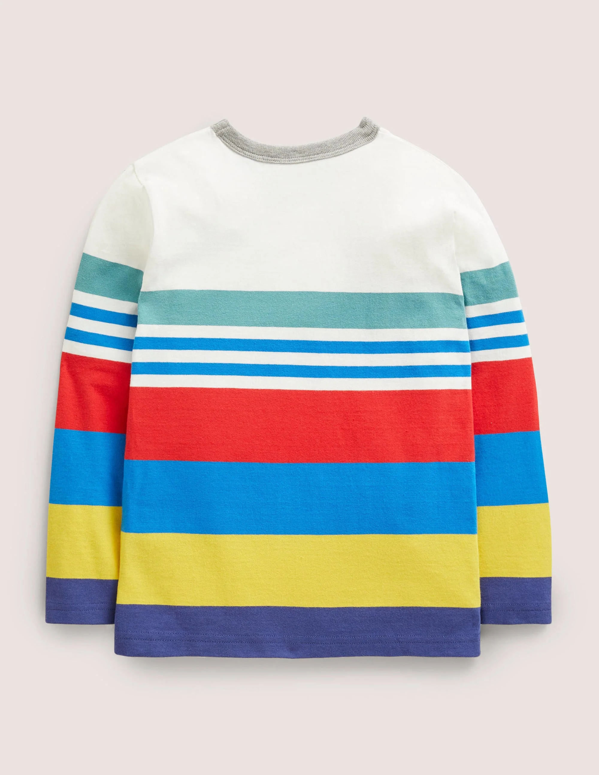 Fun Breton T-shirt-Multi Wide Stripe - Image 2