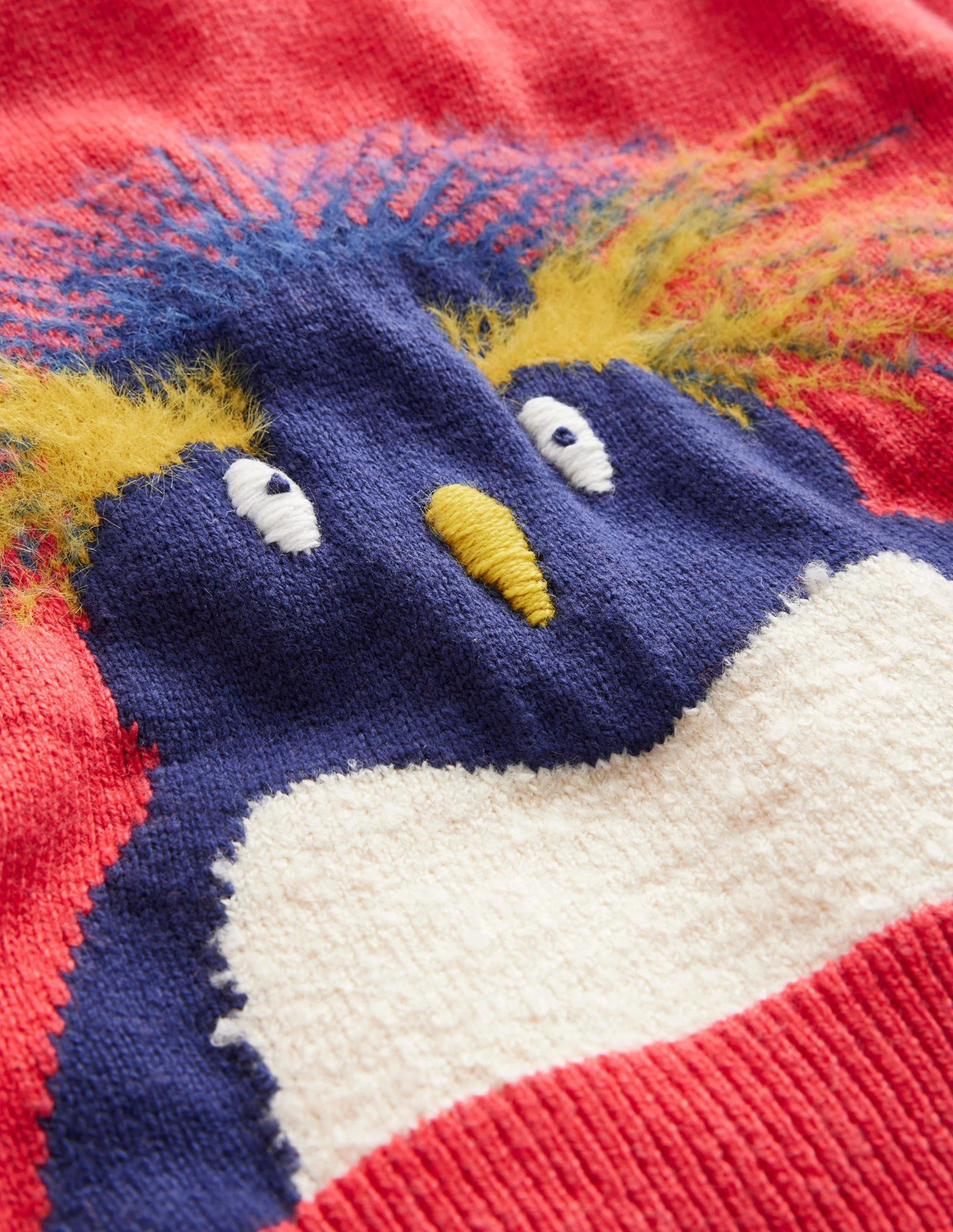 Fun Cosy Sweater-Jam Red Penguin - Image 3