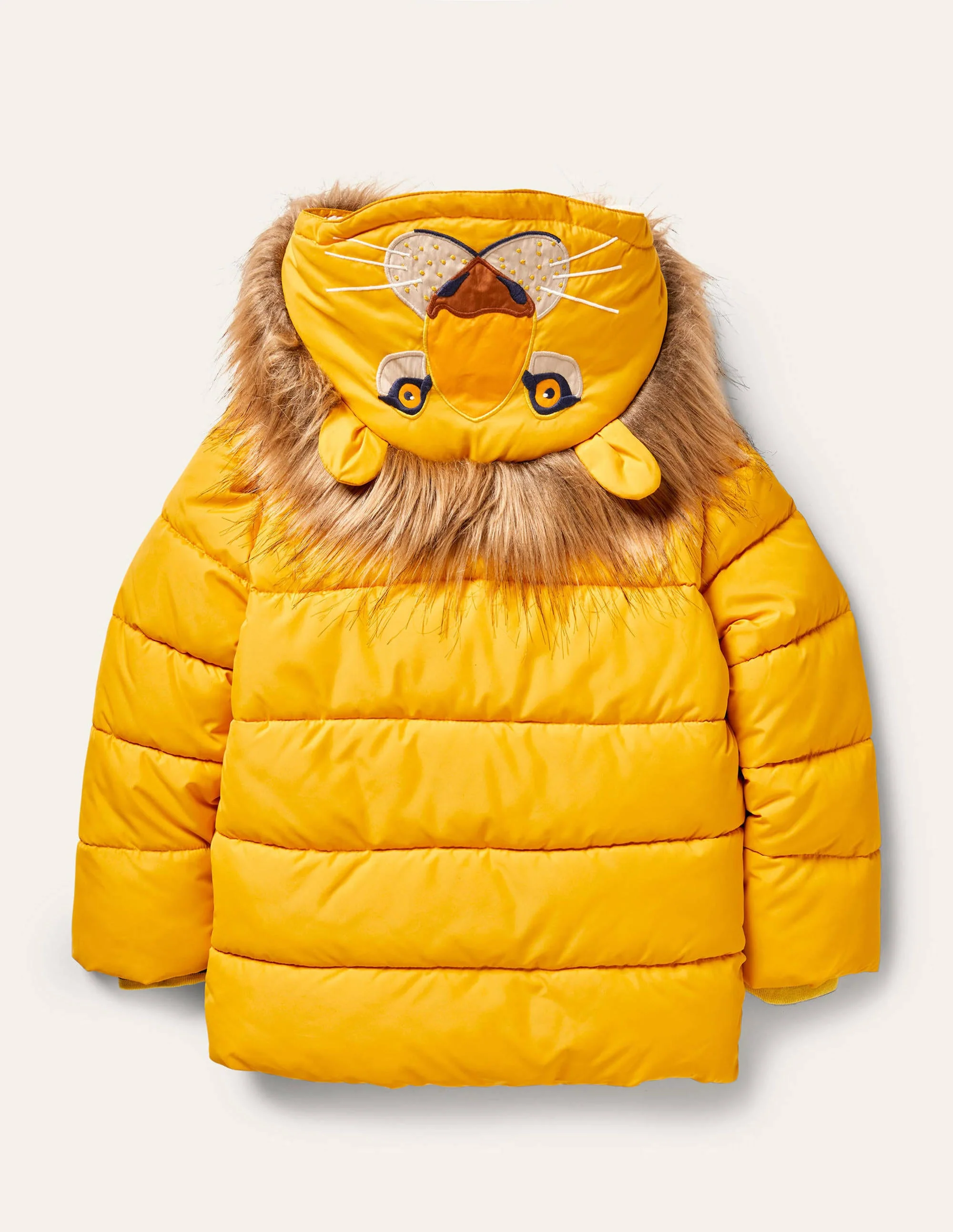 Fun Lion Padded Jacket-Honeycomb Yellow Lion - Image 2