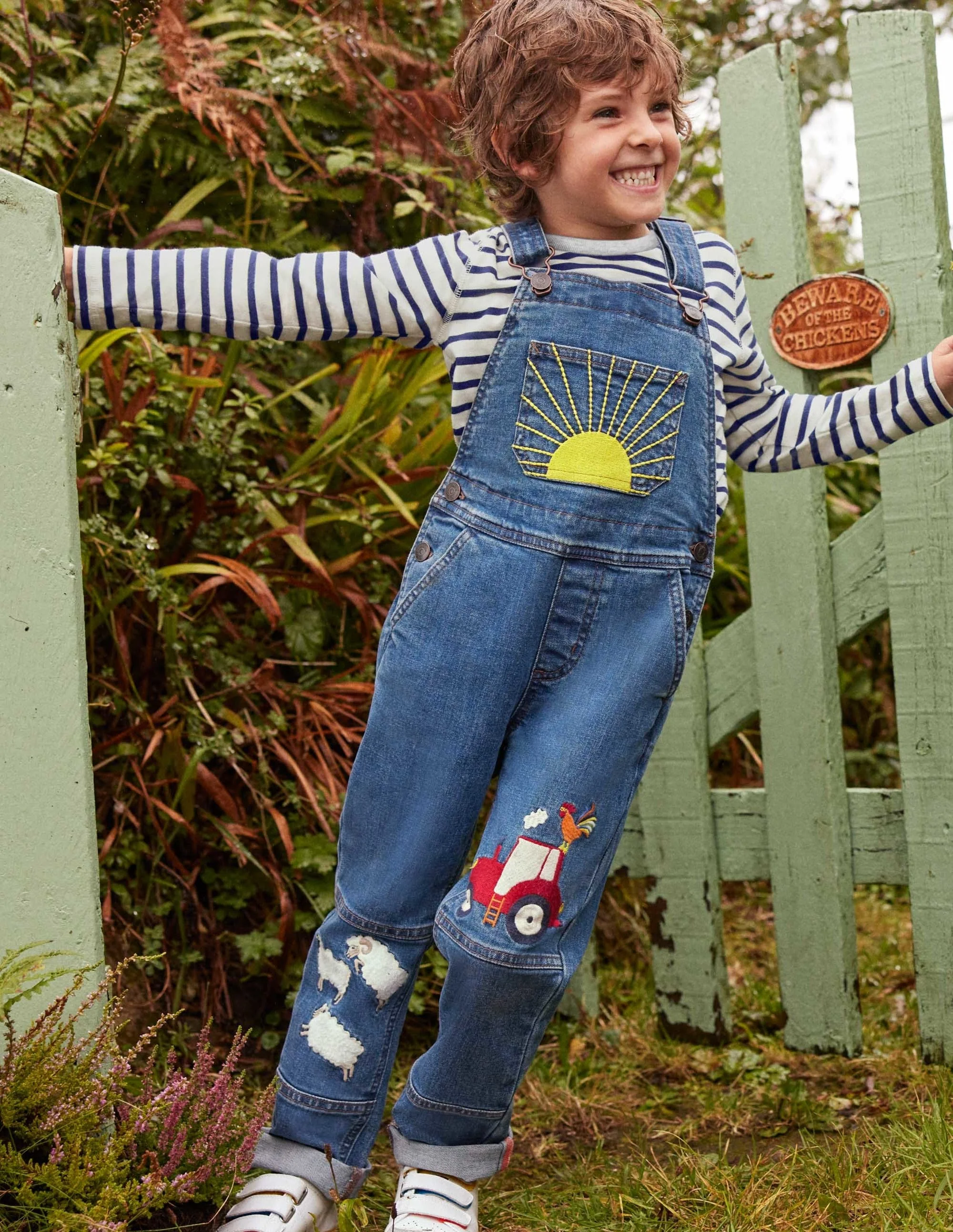 Fun Overalls-Dark Vintage Weather