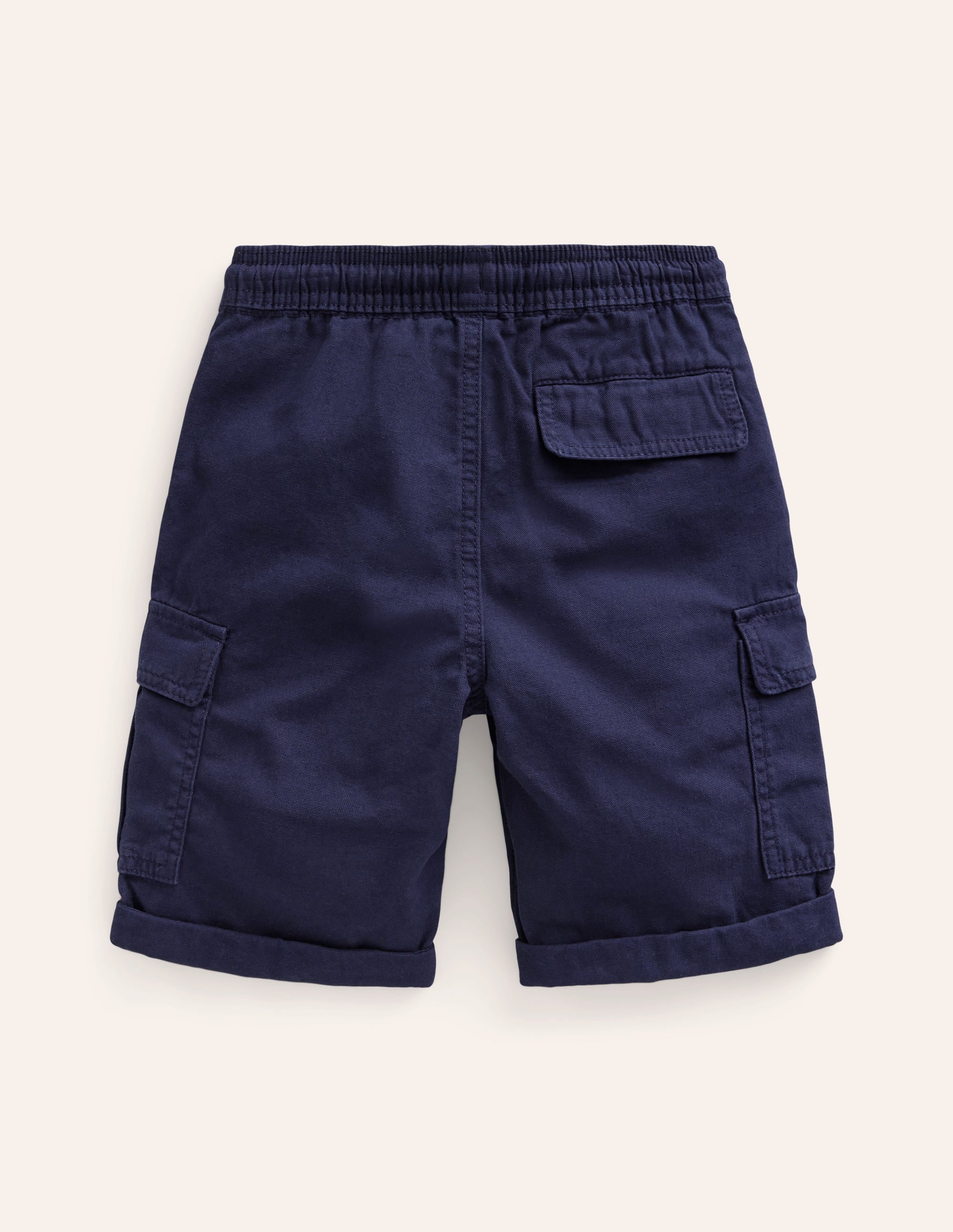Garment Dye Cargo Shorts-College Navy - Image 2