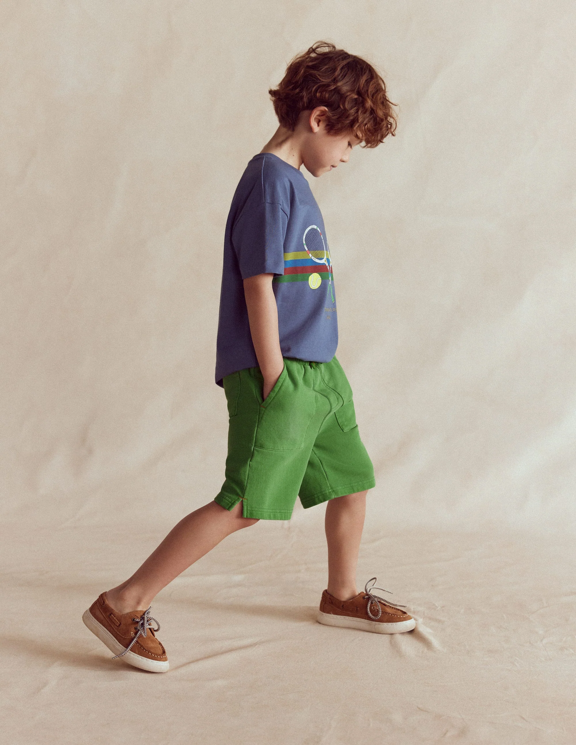 Garment Dye Sweatshorts-Mint Green