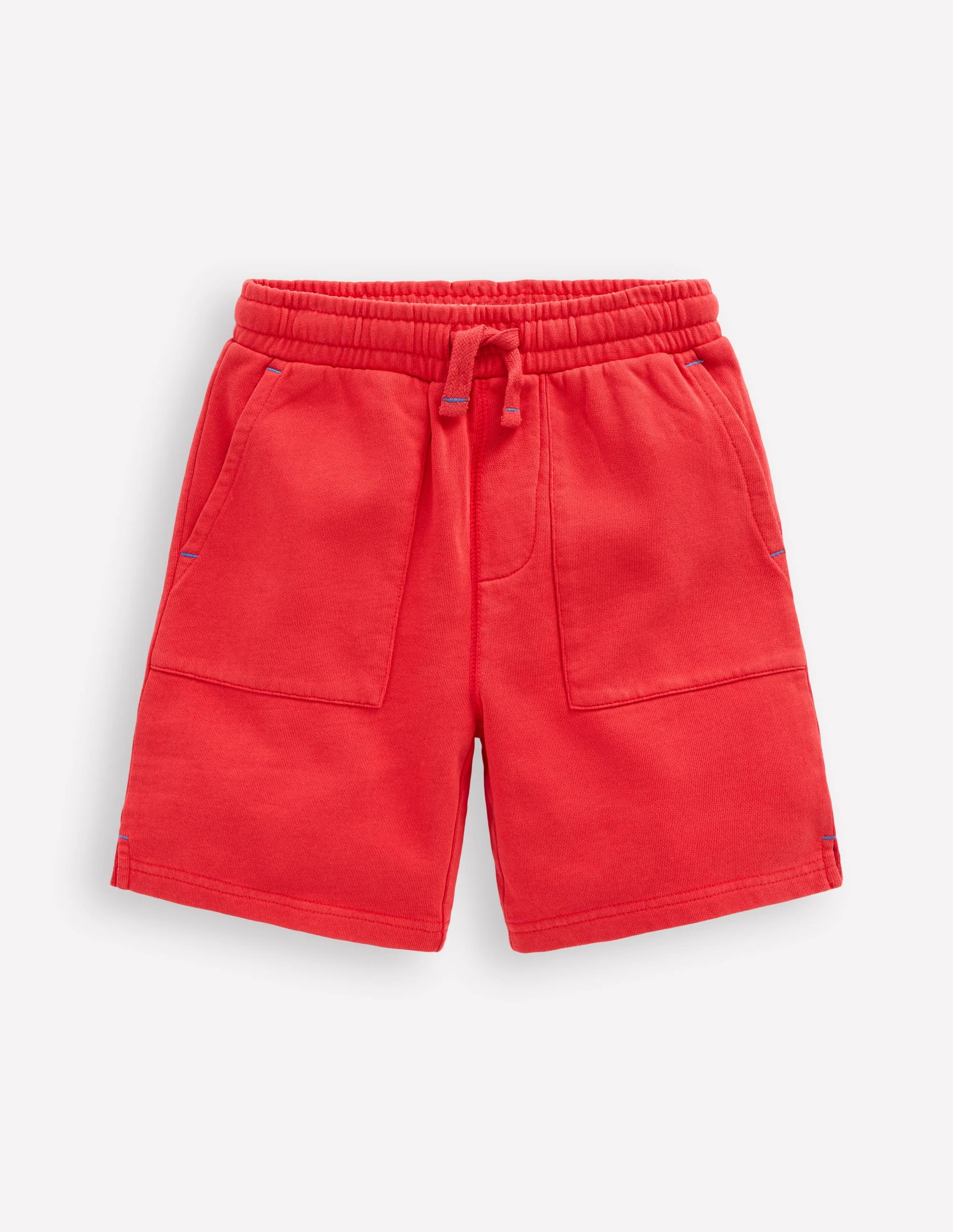 Garment Dye Sweatshorts-Post Box Red
