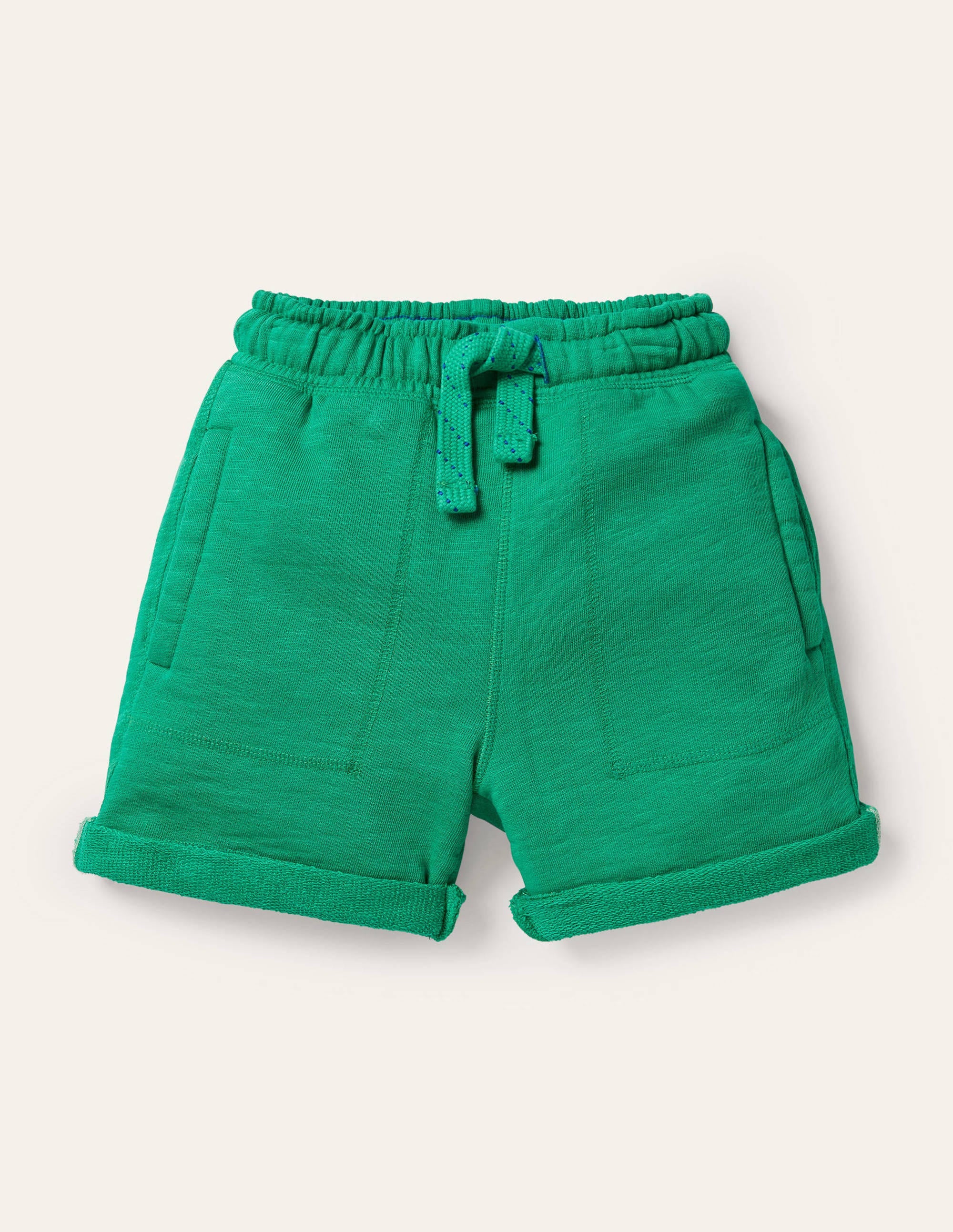 Garment-dyed Sweatshorts-Sapling Green