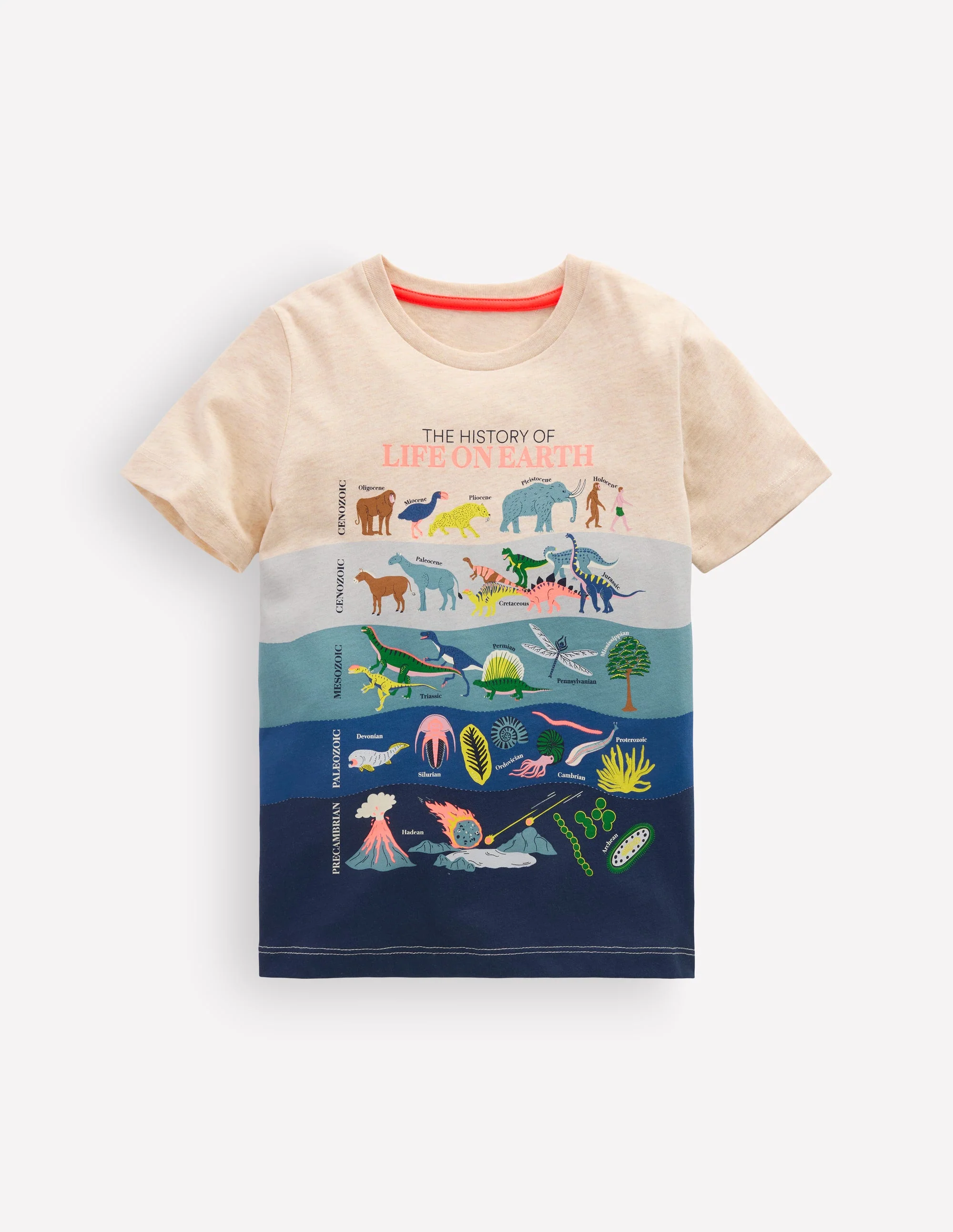 Glow-In-The-Dark T-shirt-Oatmeal Geologic - Image 2