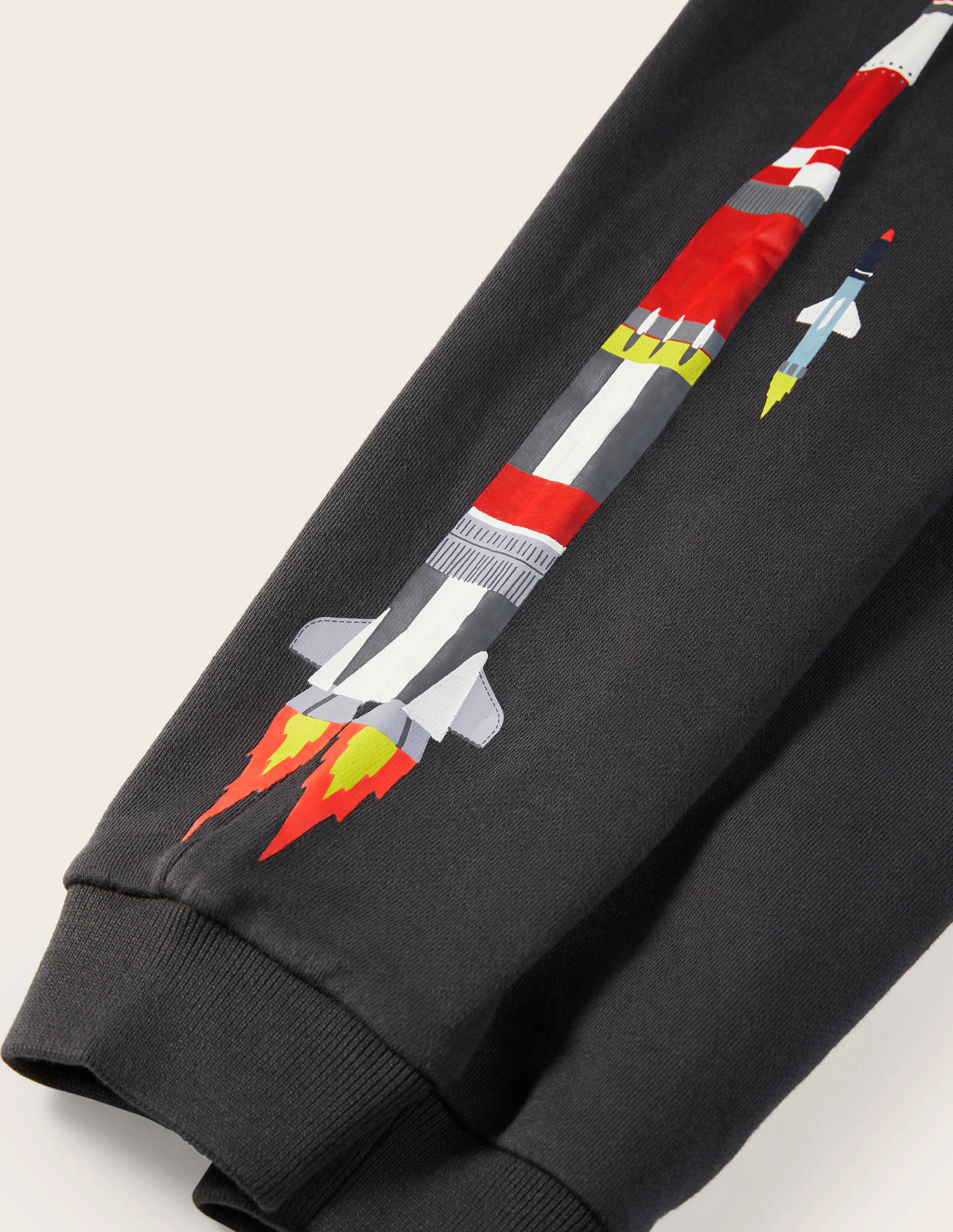 Graphic Space Joggers-Smoke Grey Rockets - Image 3