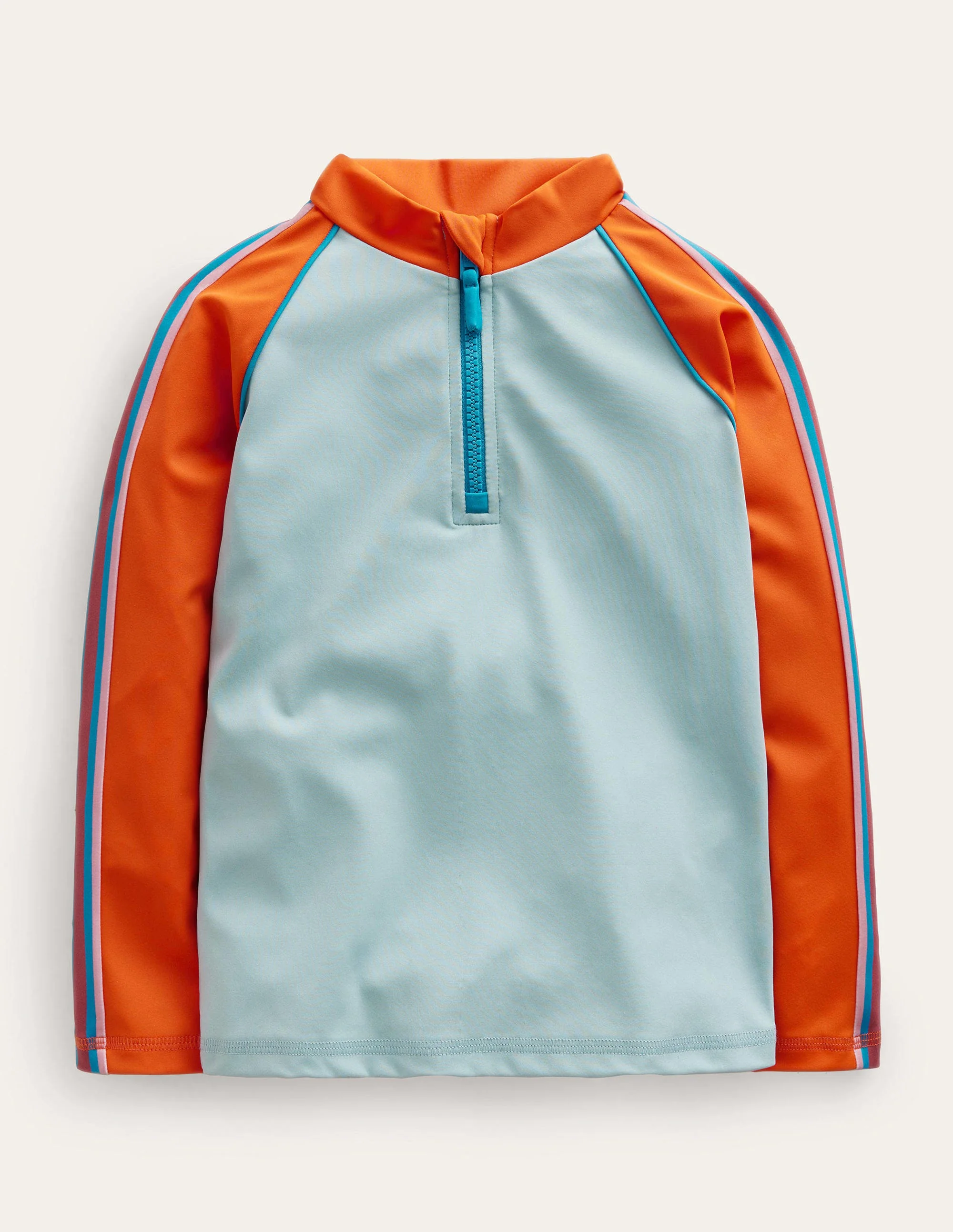 Half Zip Rash Guard-Tourmaline
