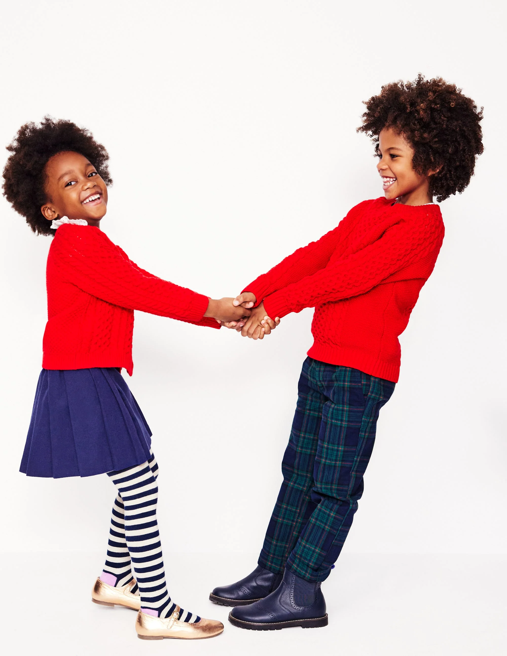 Heritage Cable Sweater-Poppy Red - Image 4