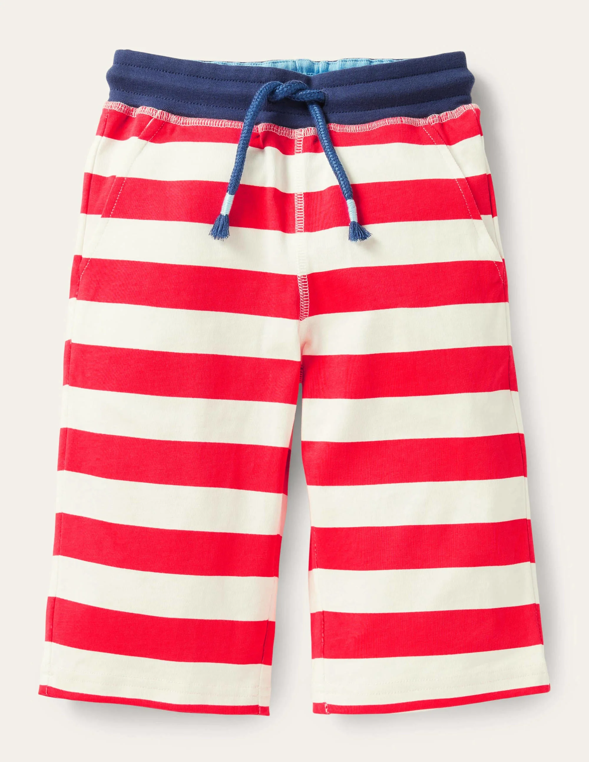 Jersey Baggies-Strawberry Tart Red/Ivory