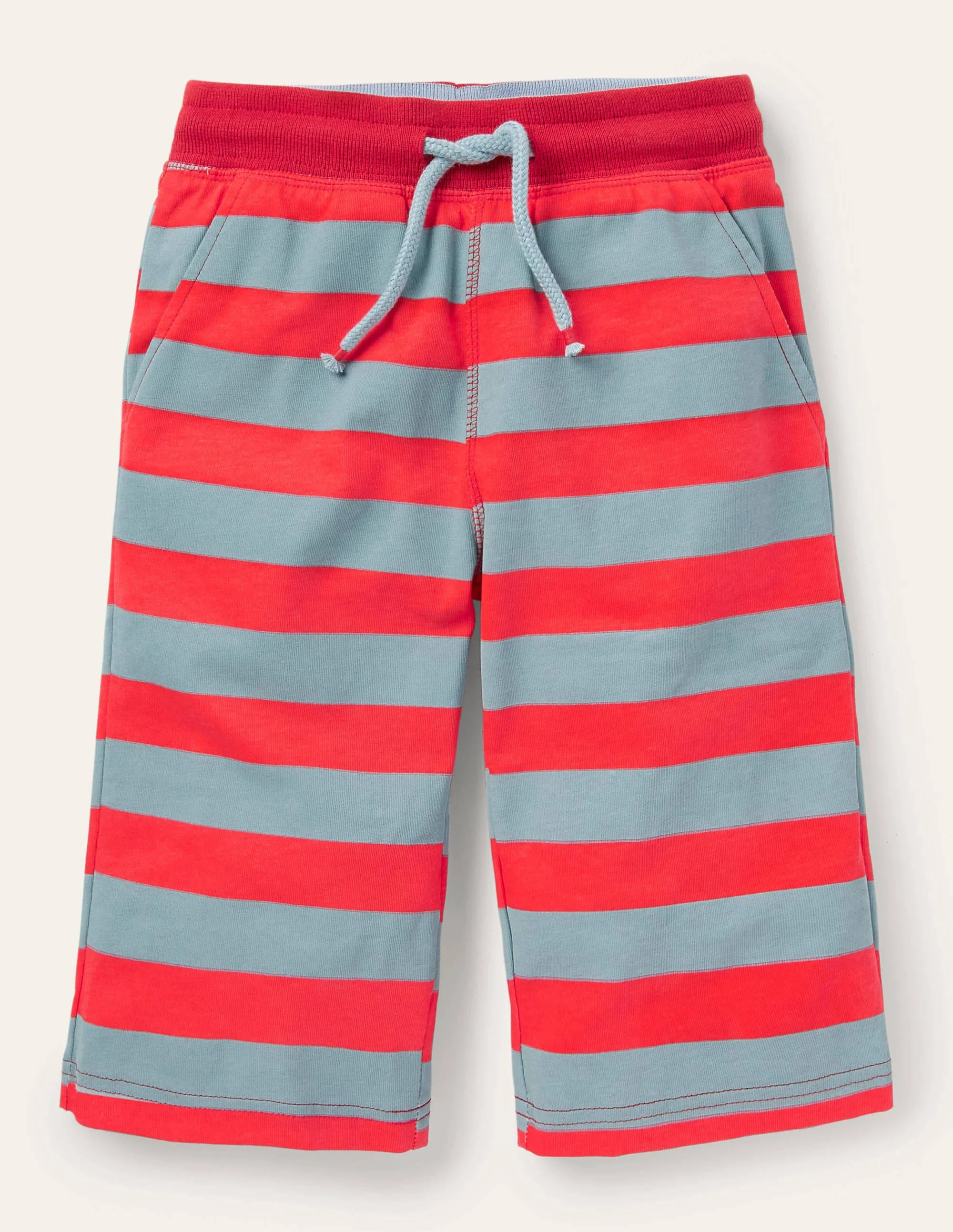 Jersey Baggies-Strawberry Tart Red/Misty Blue