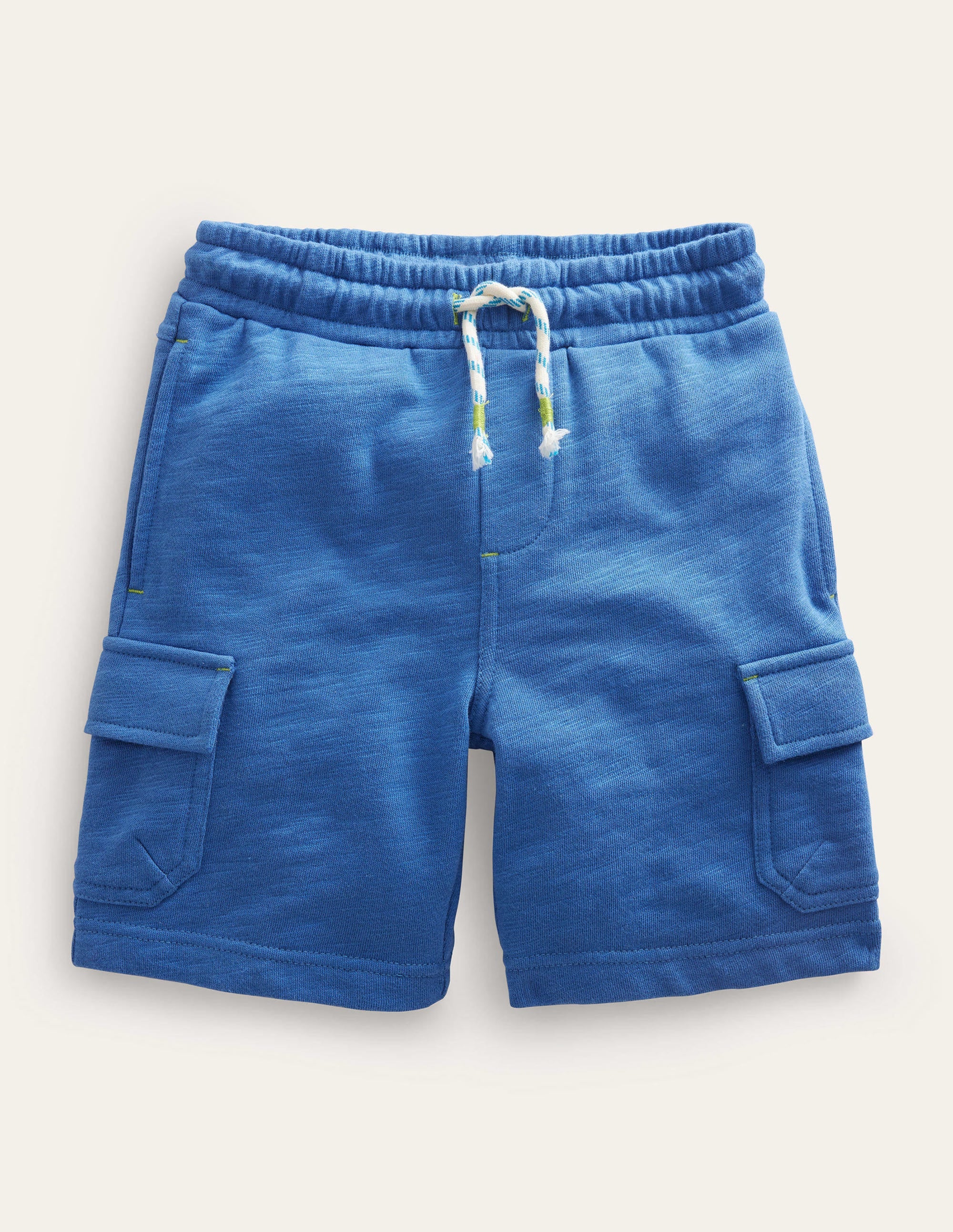 Jersey Cargo Short-Delft Blue