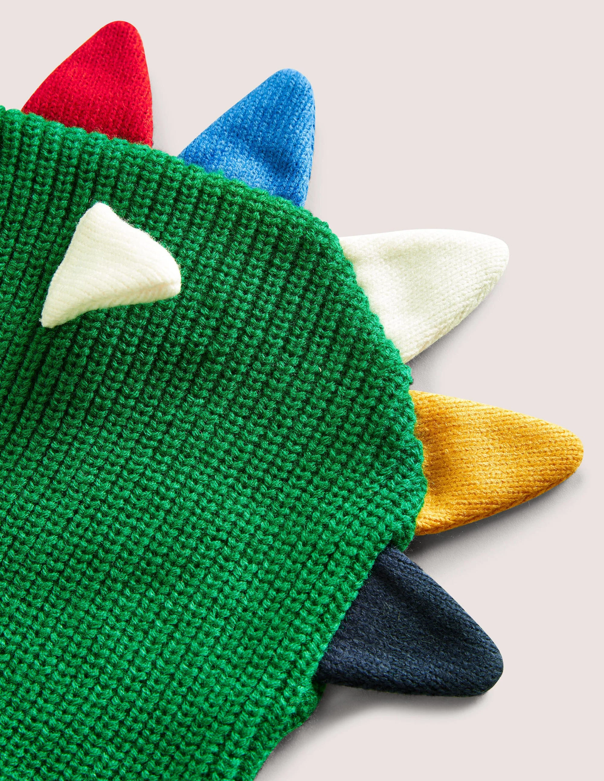 Knitted Hat-Green Dinosaur - Image 2