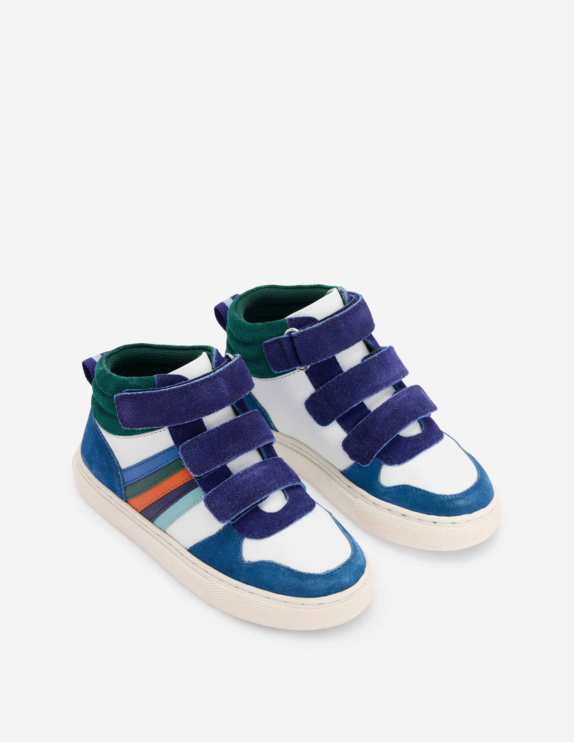 Leather High Tops-Multi Stripe - Image 2