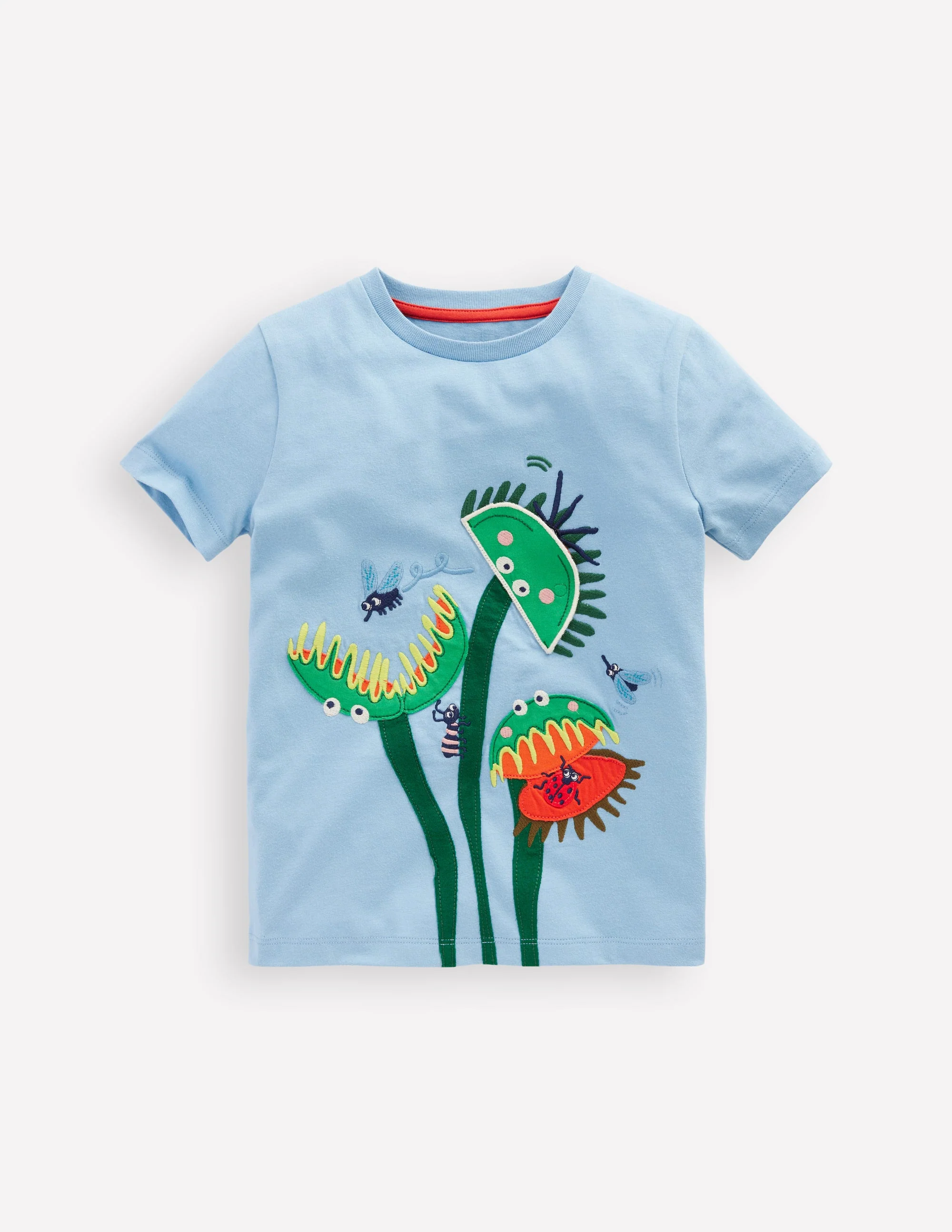 Lift-The-Flap T-shirt-Glacier Blue Fly Trap