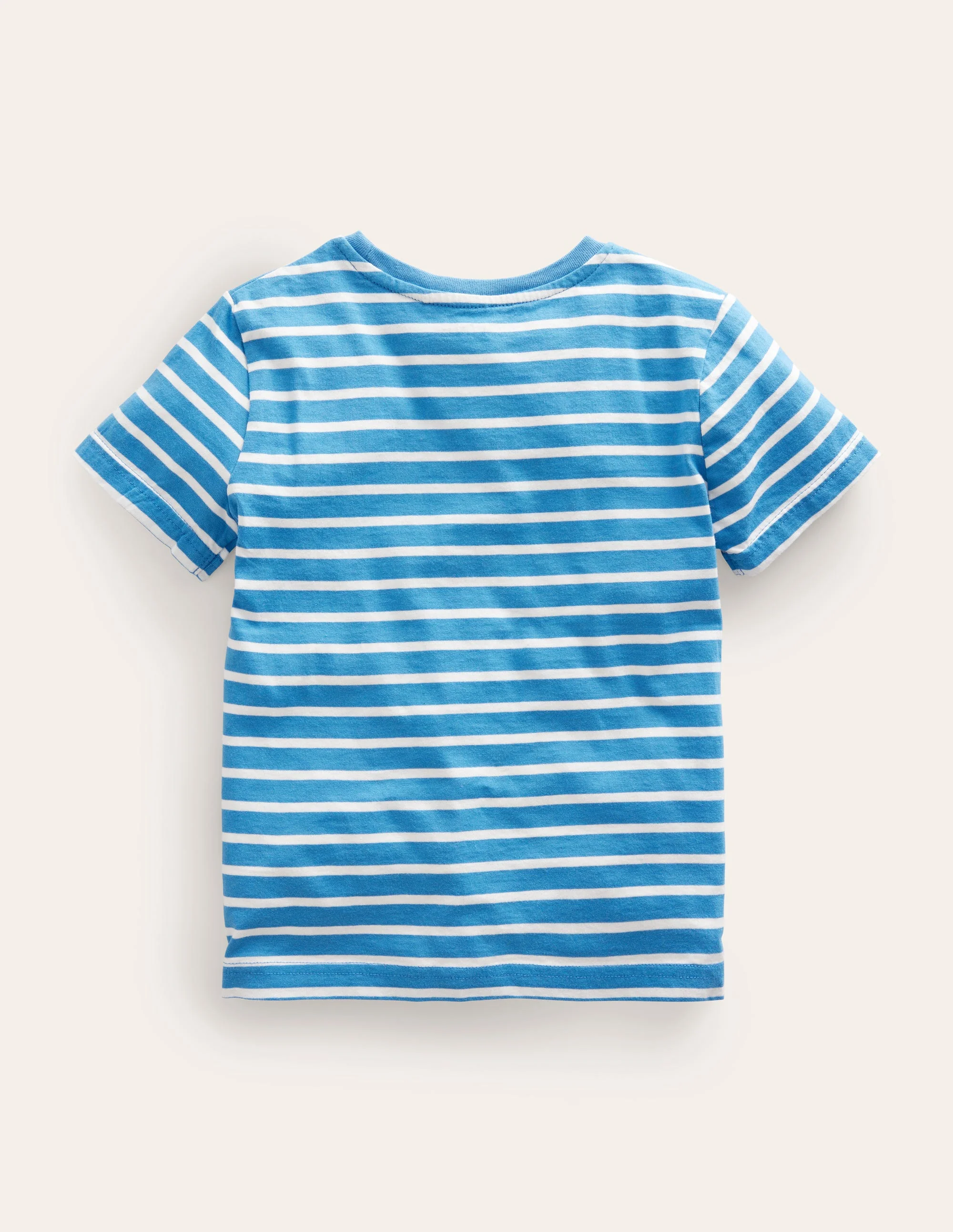 Lift-the-flap Truck T-Shirt-Elizabethan Blue/Ivory Truck - Image 2
