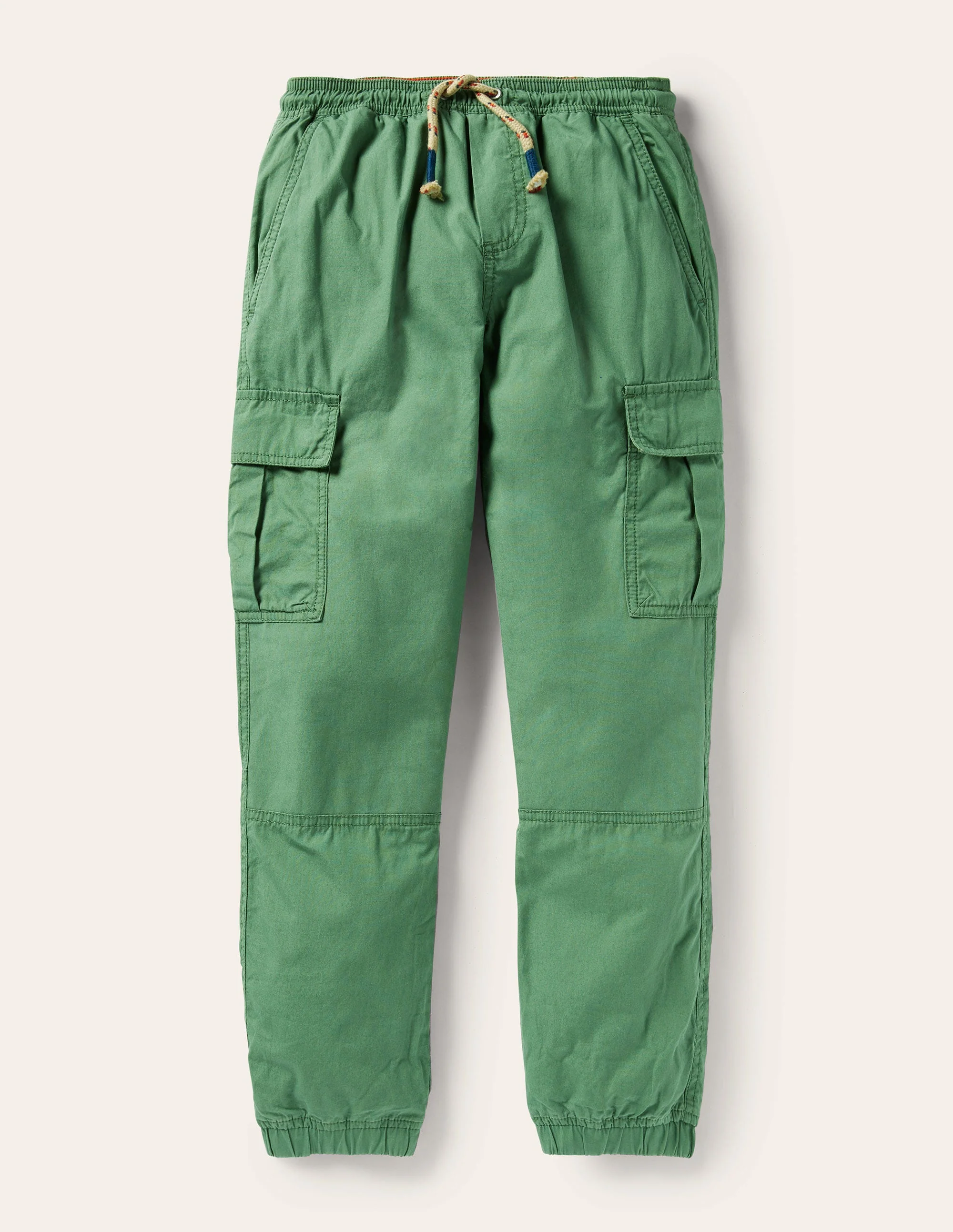 Lined Utility Cargo Pants-Rosemary Green