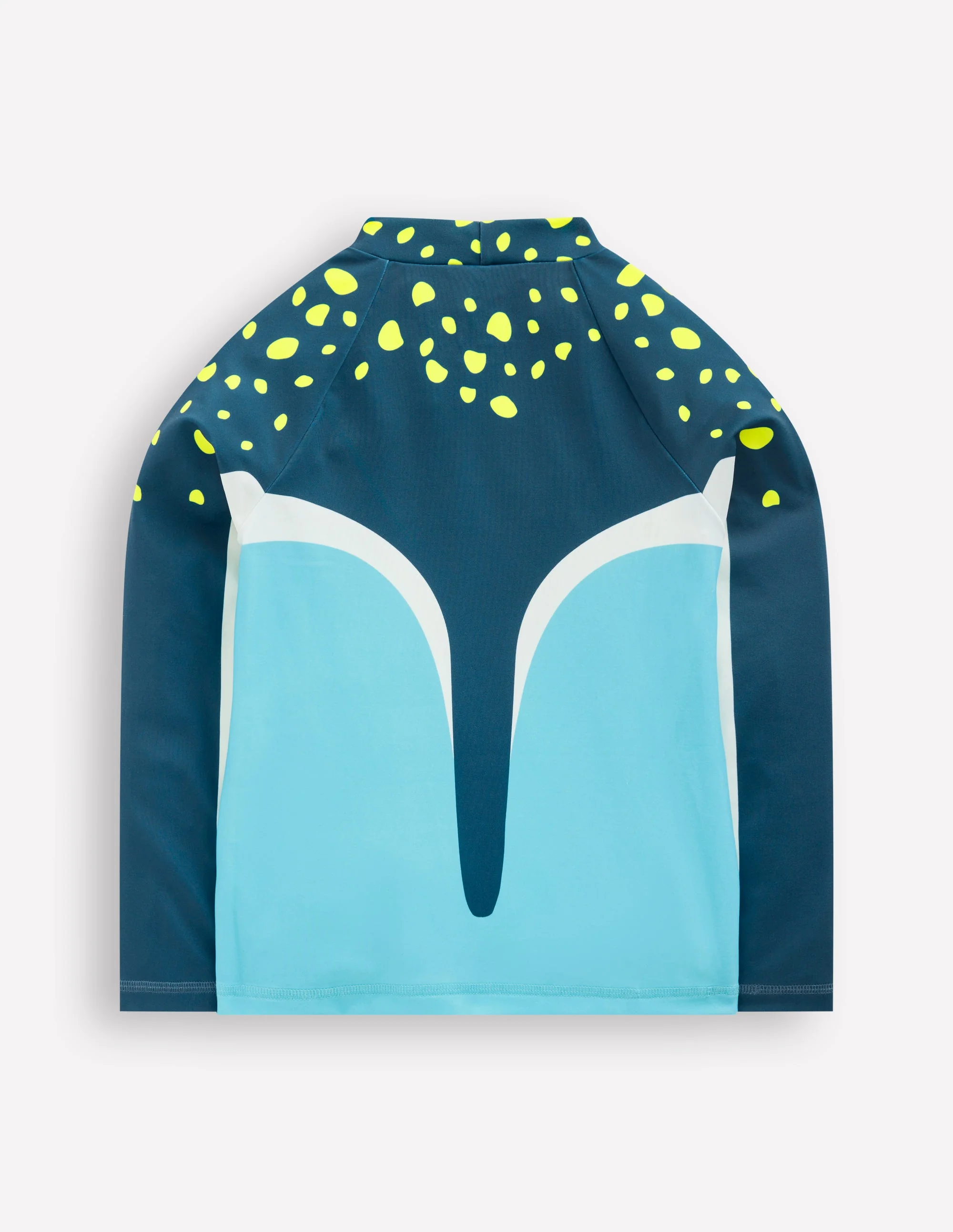 Logo Rash Vest-Caribbean Blue Stingray - Image 2