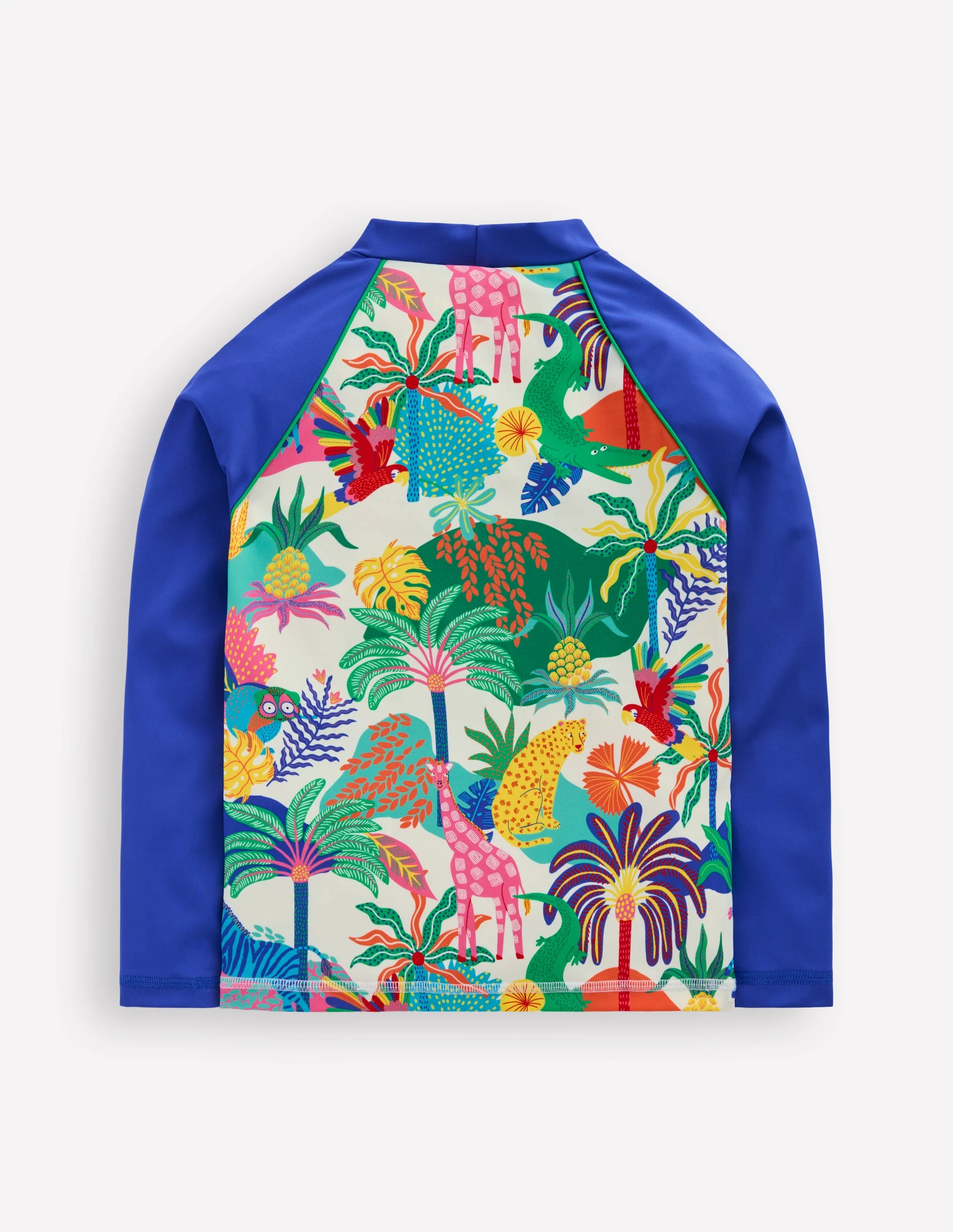 Logo Rash Vest-Ivory Multi Jungle - Image 2