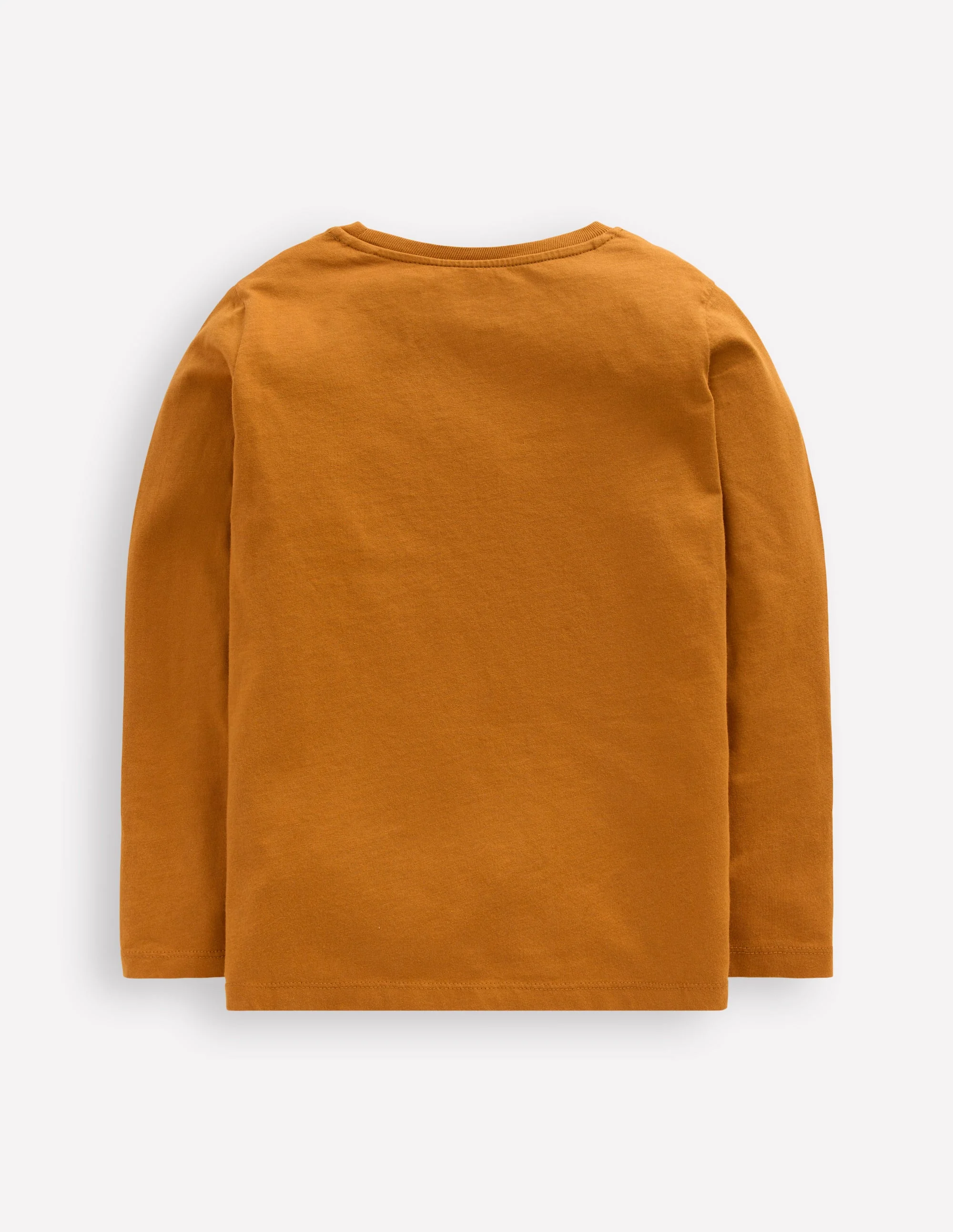 Long Sleeve Bouclé T-shirt-Toffee Brown Squirrel - Image 2
