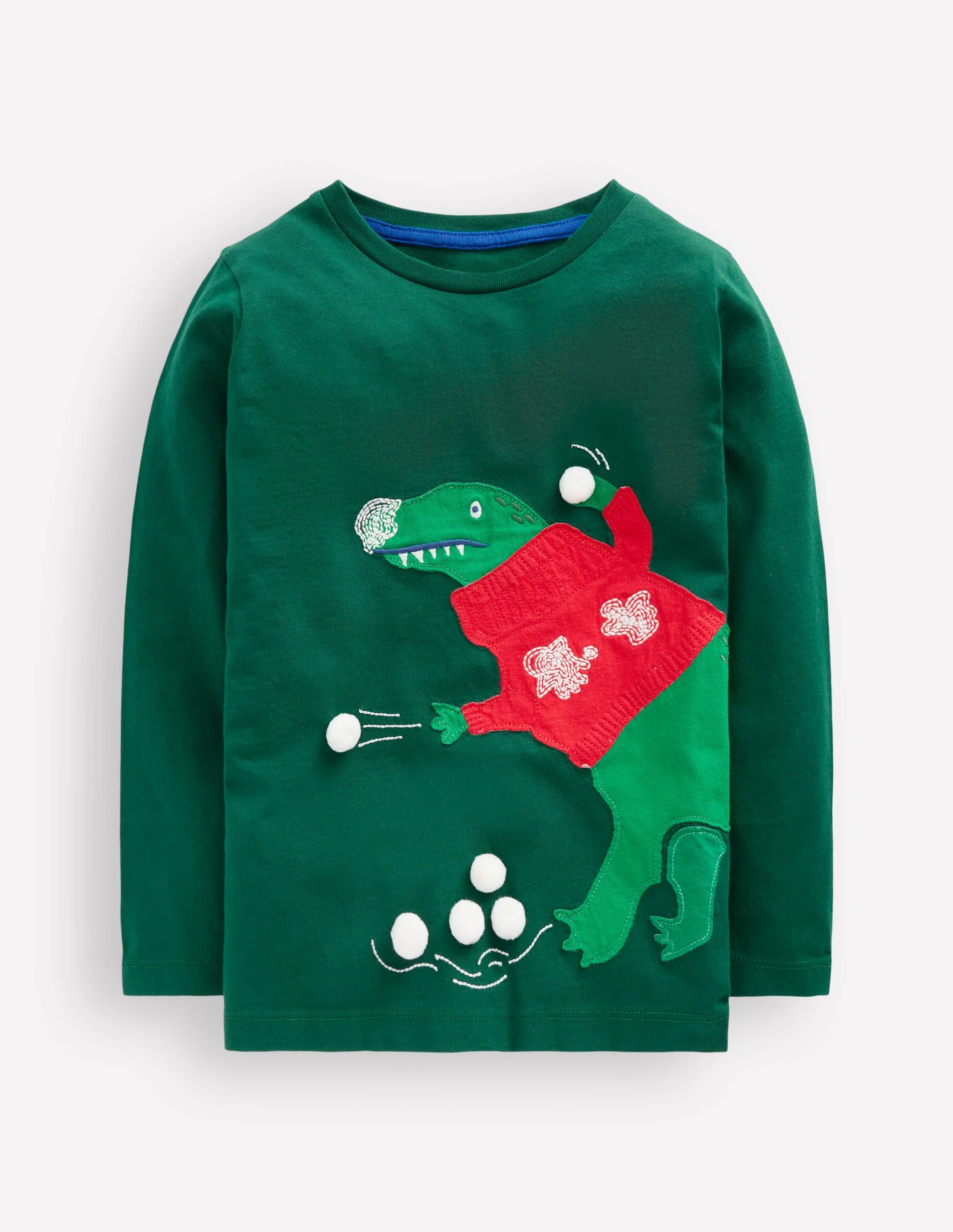 Long Sleeve Novelty 3D T-Shirt-Botanical garden Dino