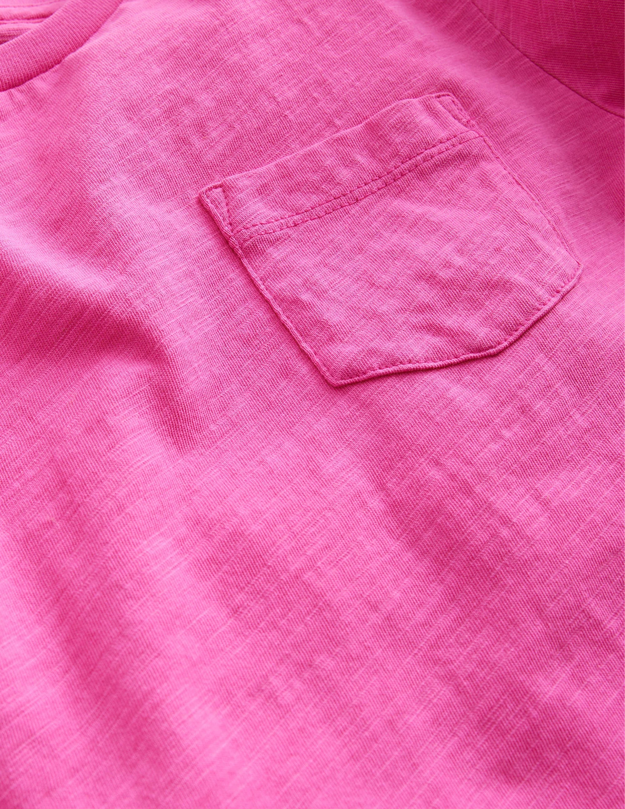 Long-sleeved Washed T-shirt-Knockout Pink - Image 3