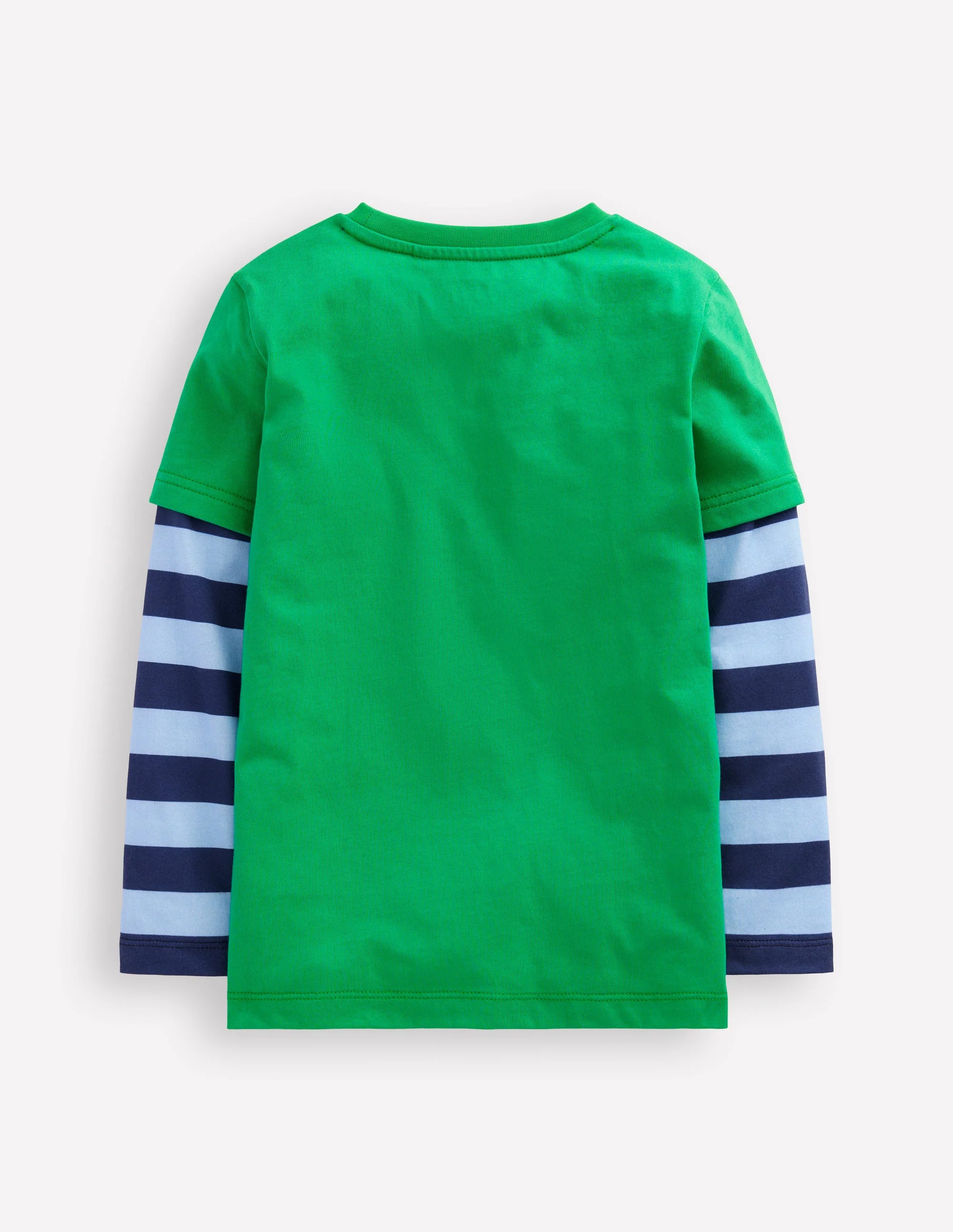 Mock Sleeve T-shirt-Sapling Green - Image 2