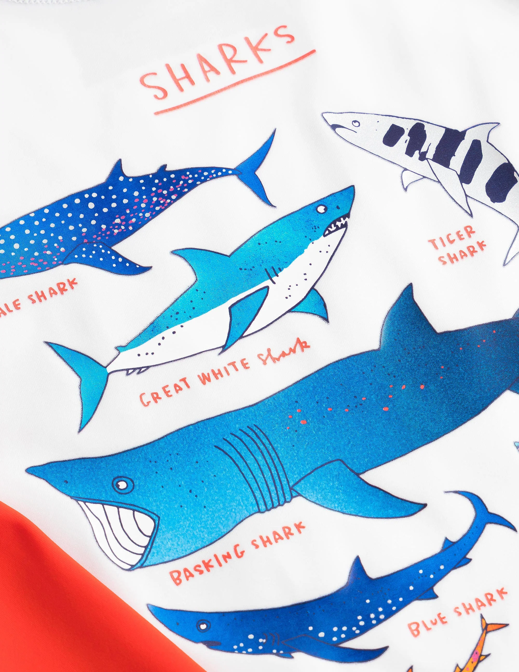 Novelty Rash Guard-Foil Sharks - Image 3