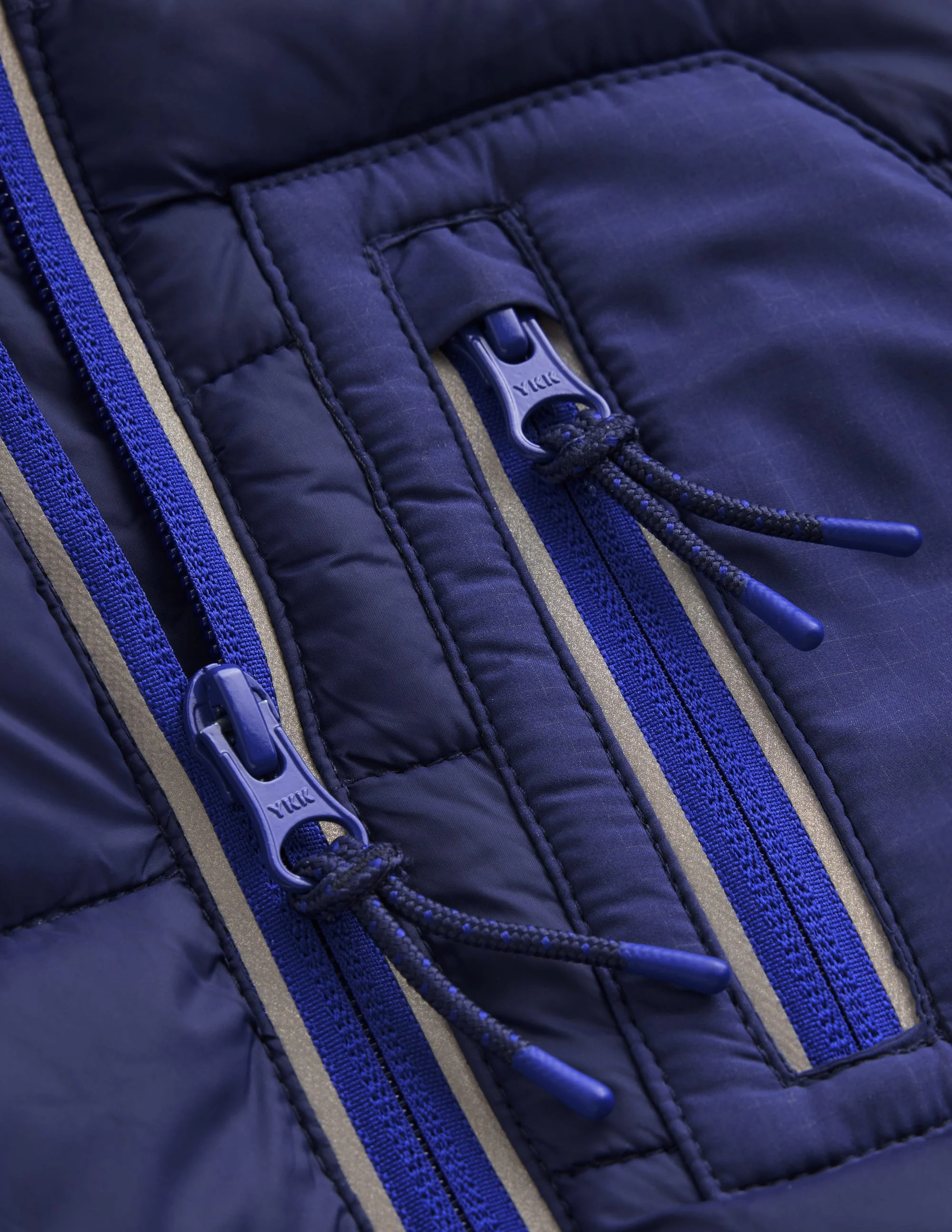 Pack-away Padded Jacket-College Navy - Image 3