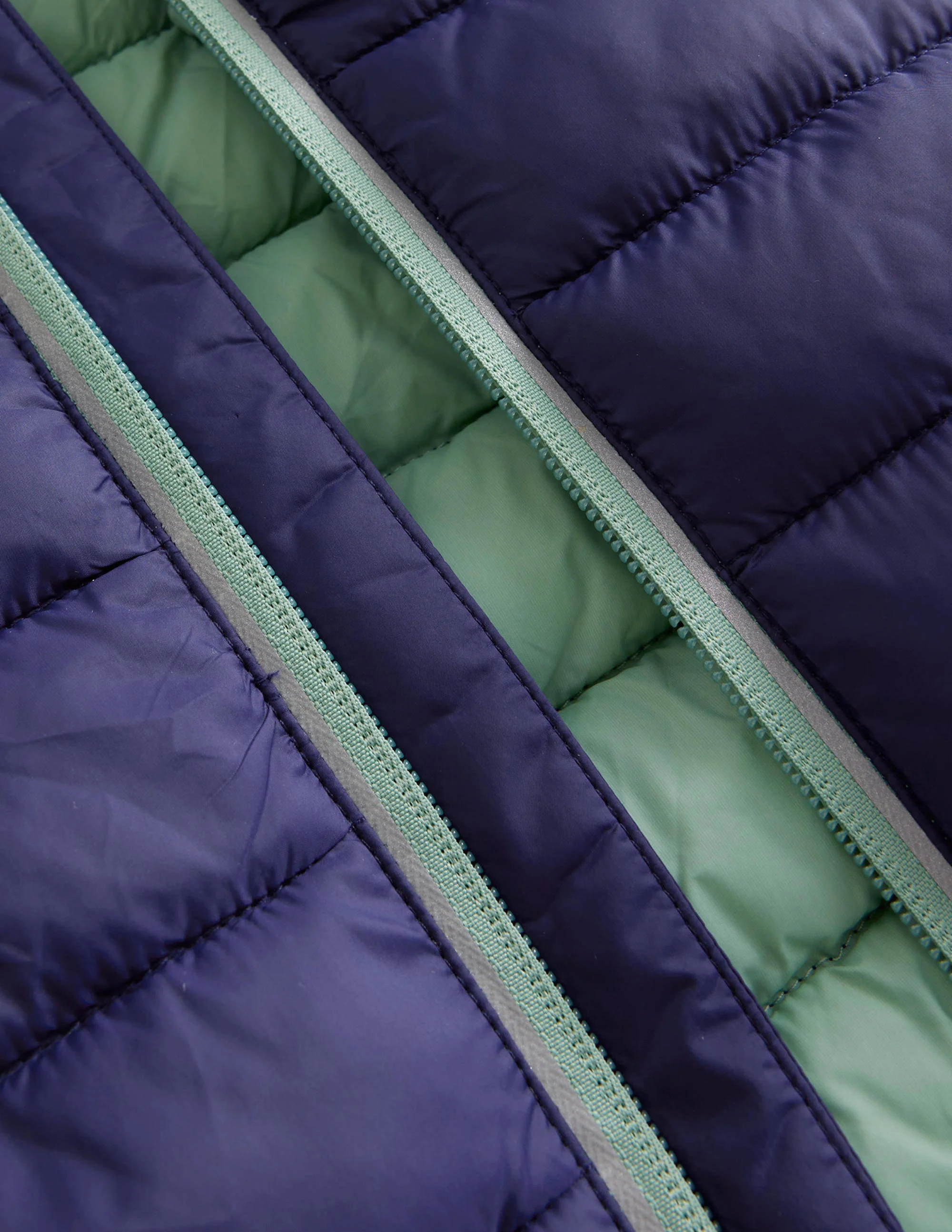 Pack-Away Padded Jacket-Navy - Image 3